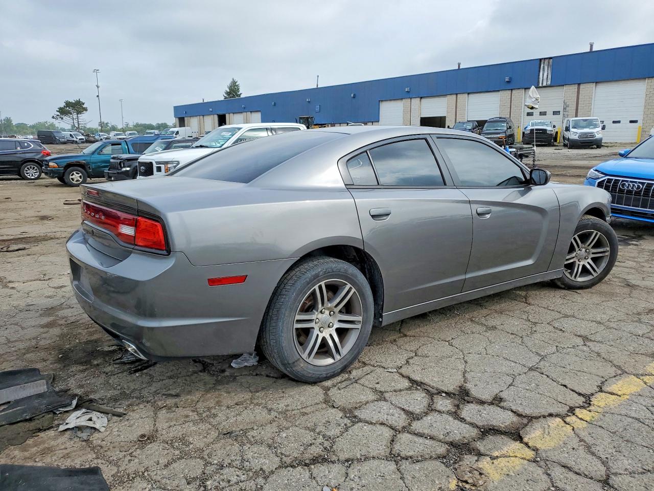 2012 Dodge Charger Police Silver vin: 2C3CDXAG8CH145166