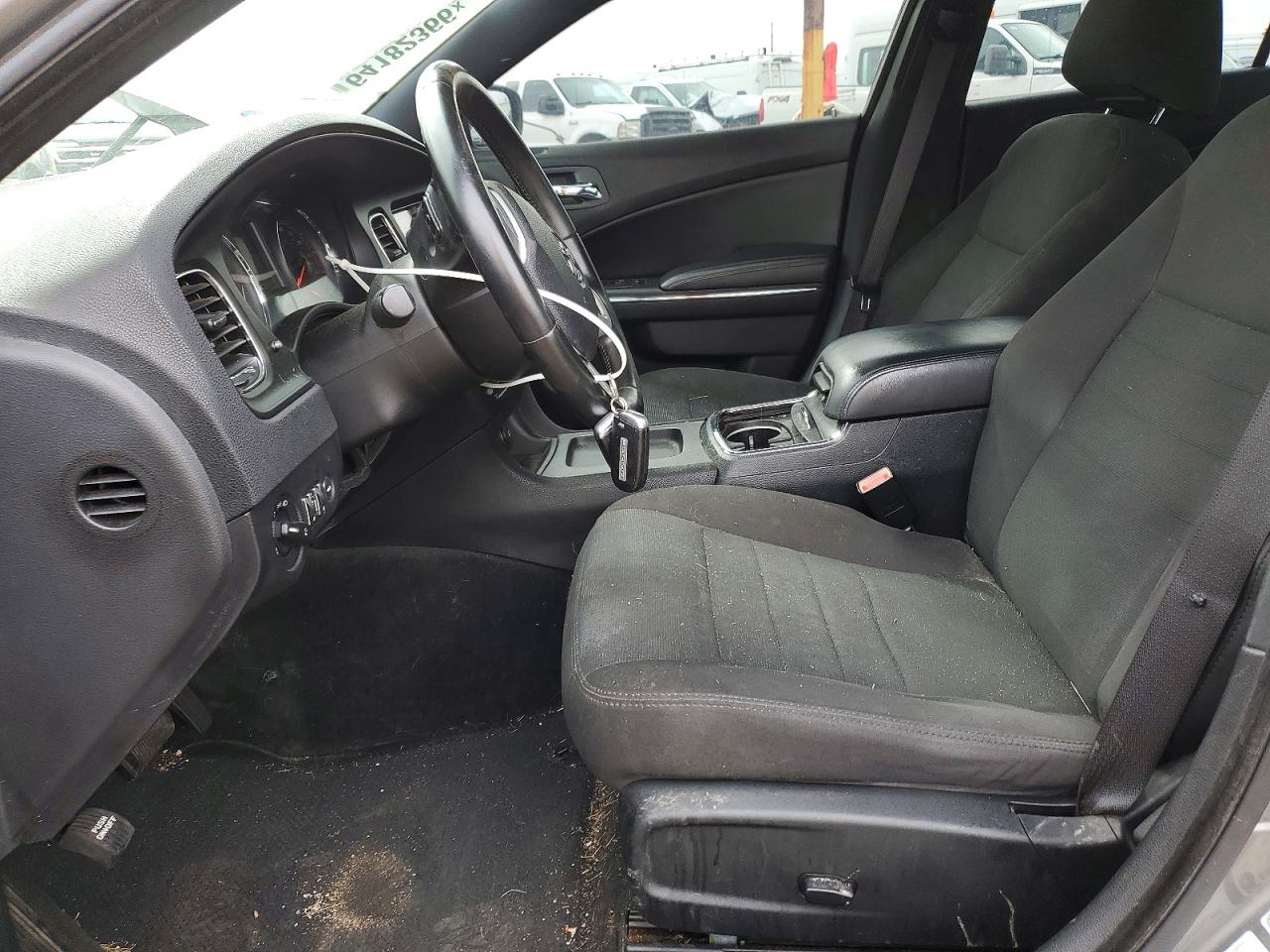 2012 Dodge Charger Police Silver vin: 2C3CDXAG8CH145166
