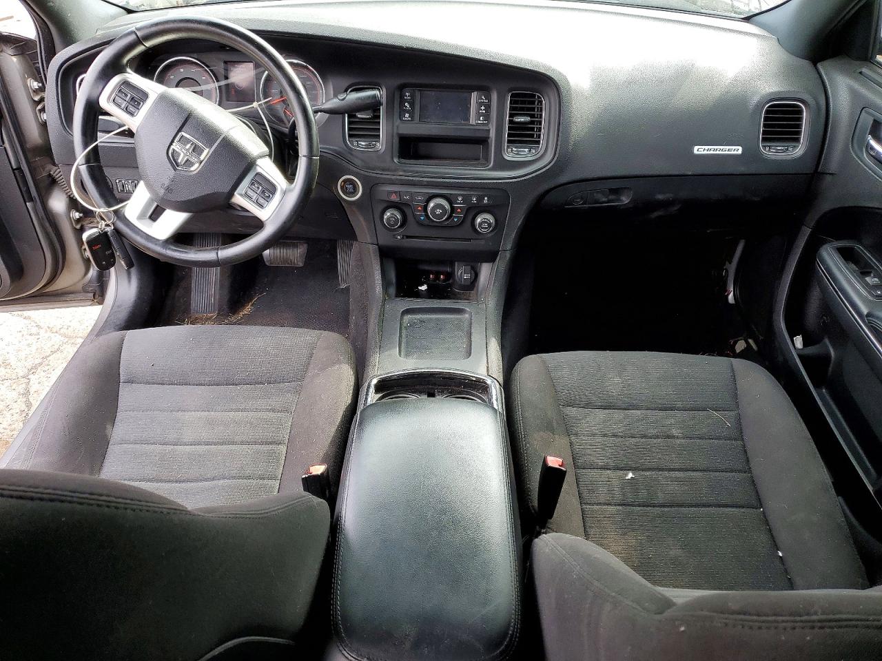 2012 Dodge Charger Police Silver vin: 2C3CDXAG8CH145166