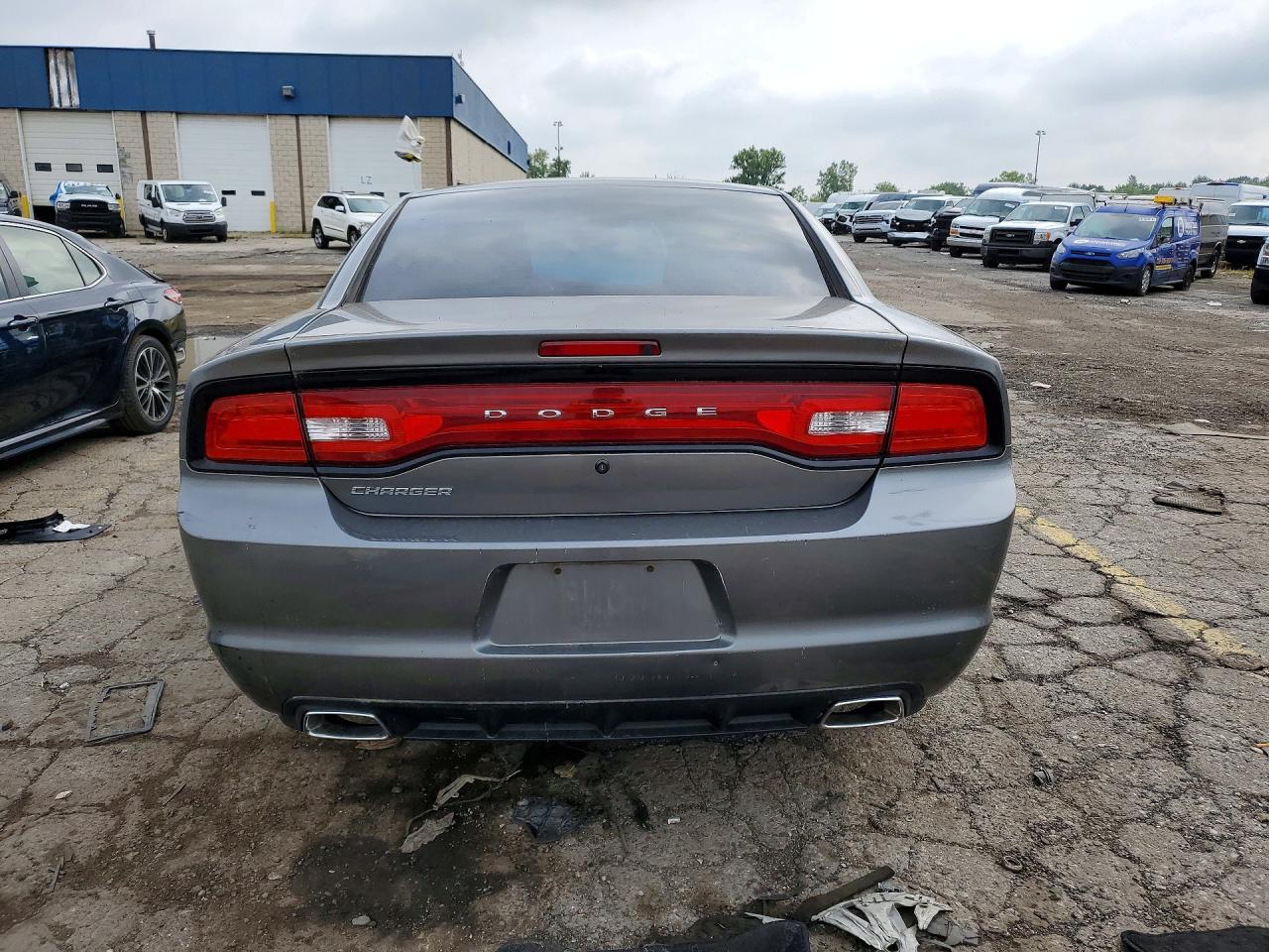 2012 Dodge Charger Police Silver vin: 2C3CDXAG8CH145166