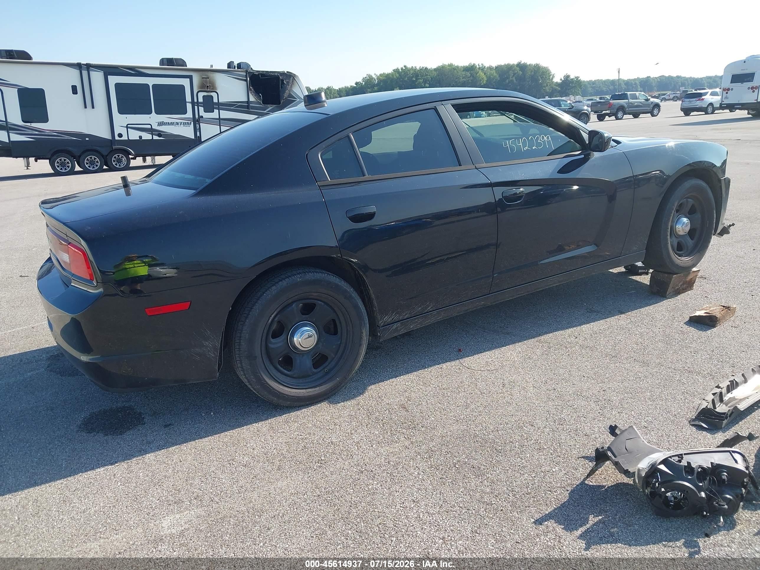 2014 Dodge Charger Police Black vin: 2C3CDXAG9EH290123