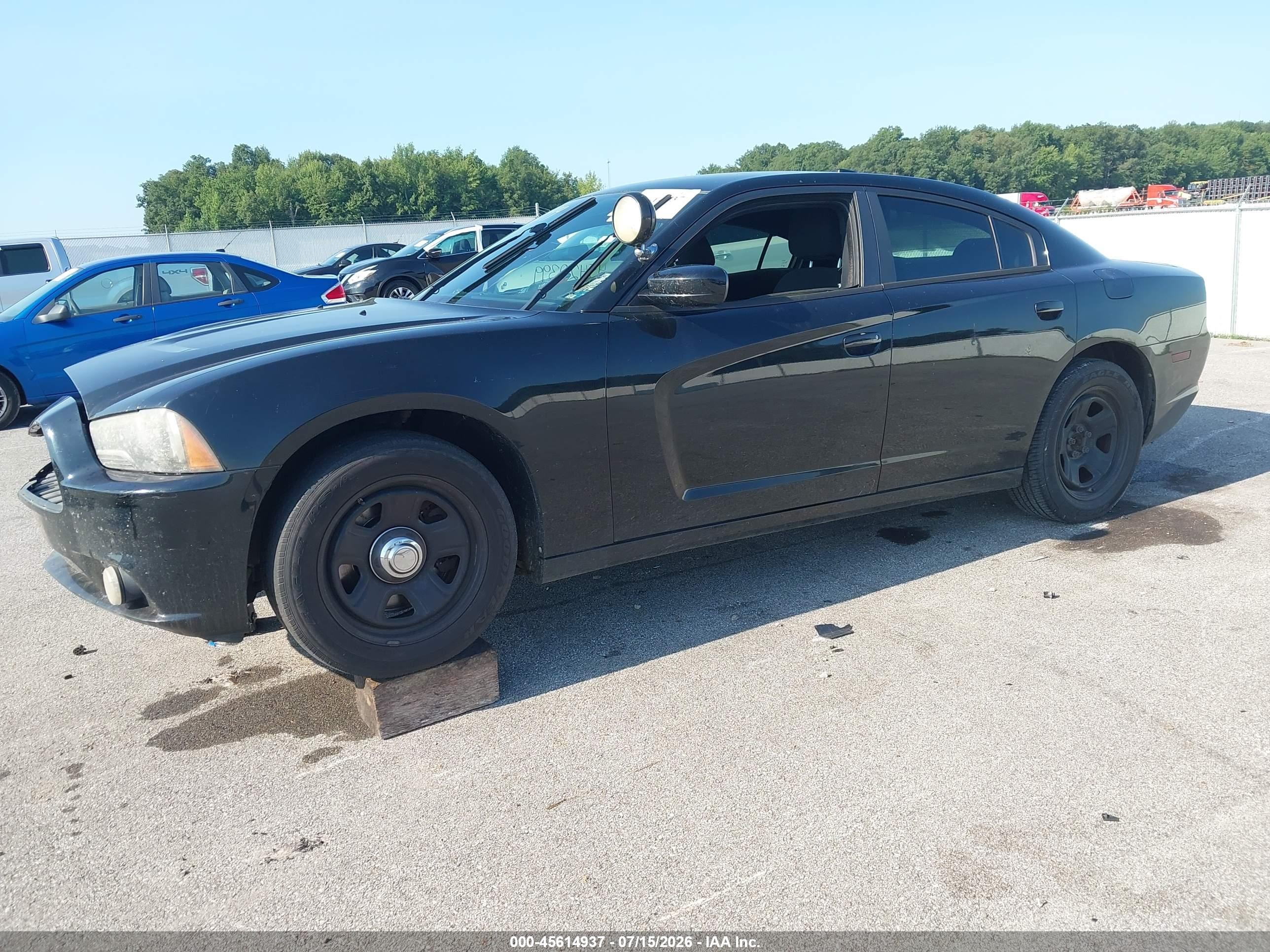 2014 Dodge Charger Police Black vin: 2C3CDXAG9EH290123