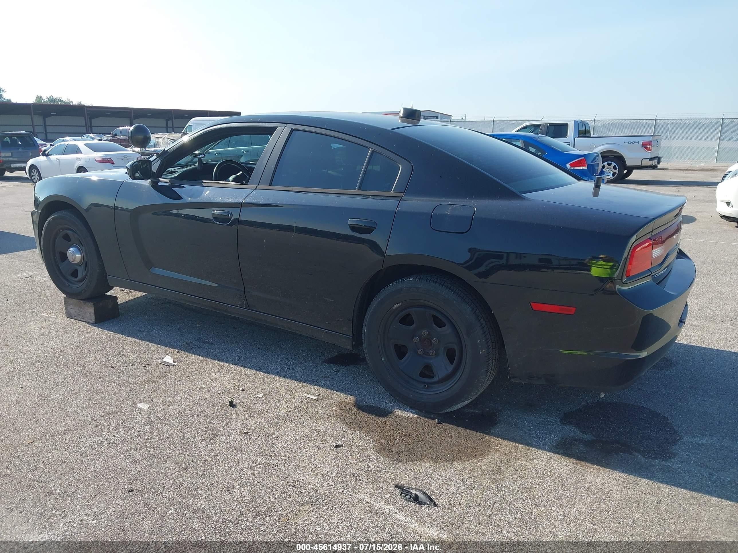 2014 Dodge Charger Police Black vin: 2C3CDXAG9EH290123