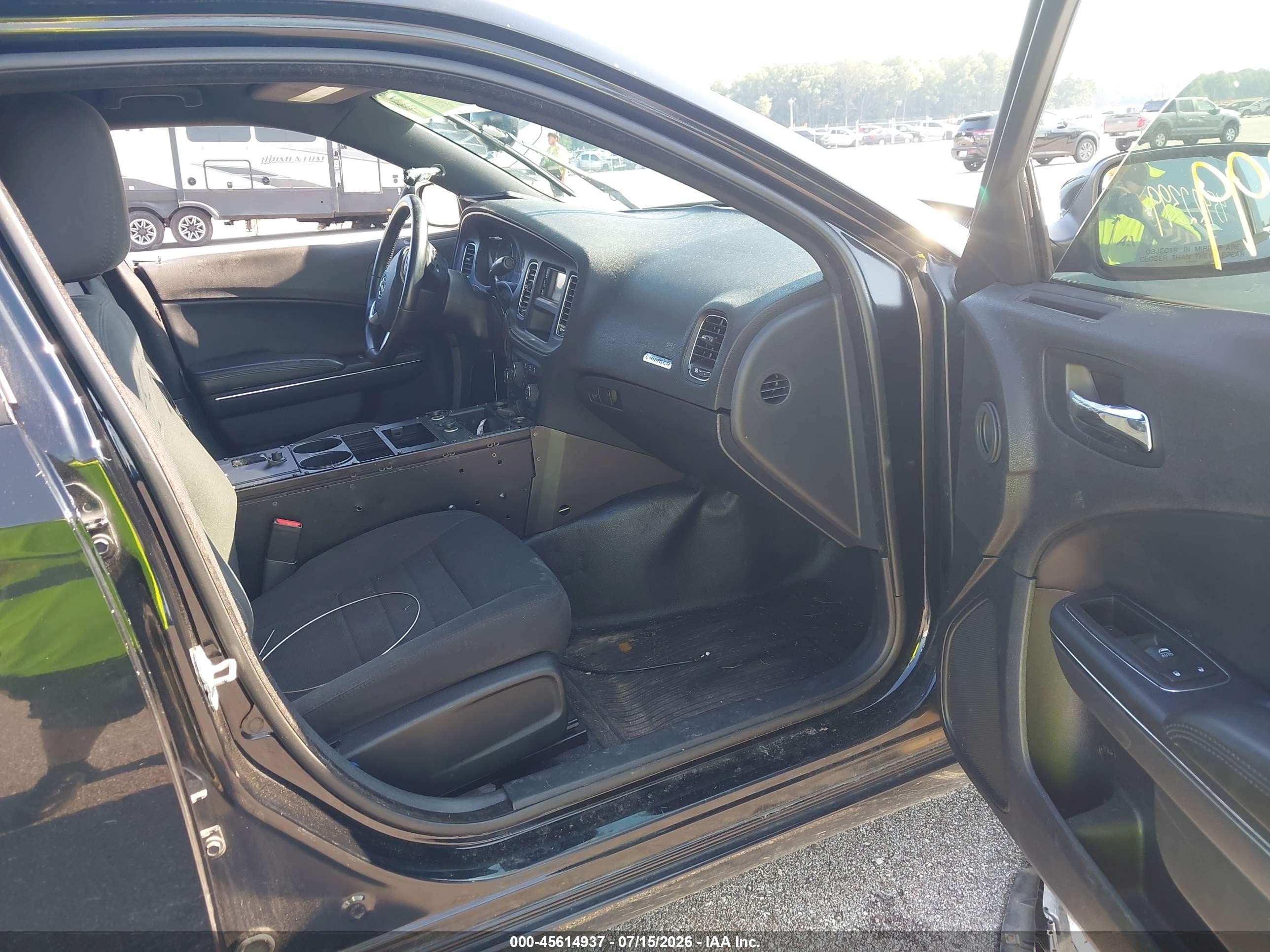 2014 Dodge Charger Police Black vin: 2C3CDXAG9EH290123