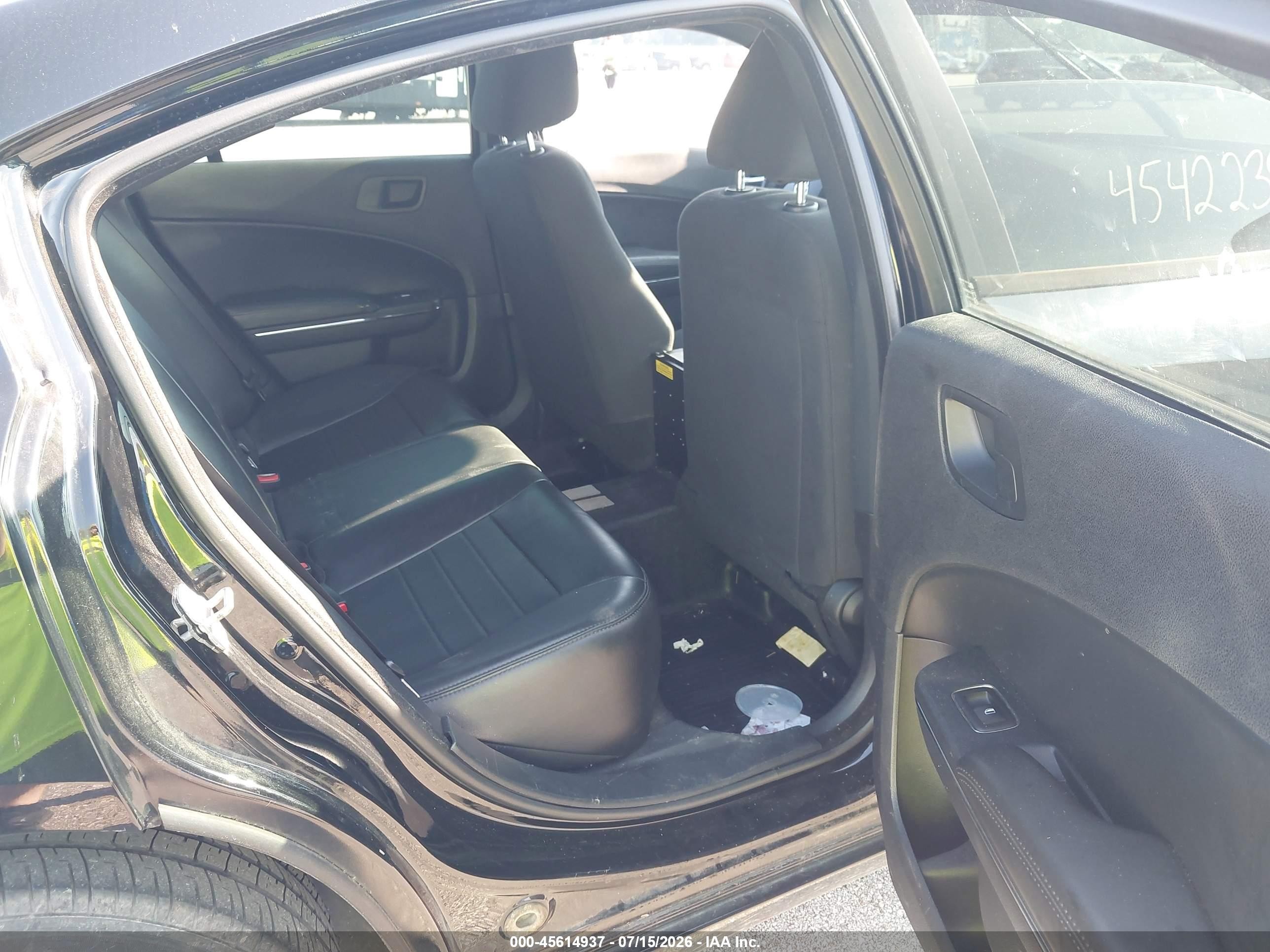 2014 Dodge Charger Police Black vin: 2C3CDXAG9EH290123