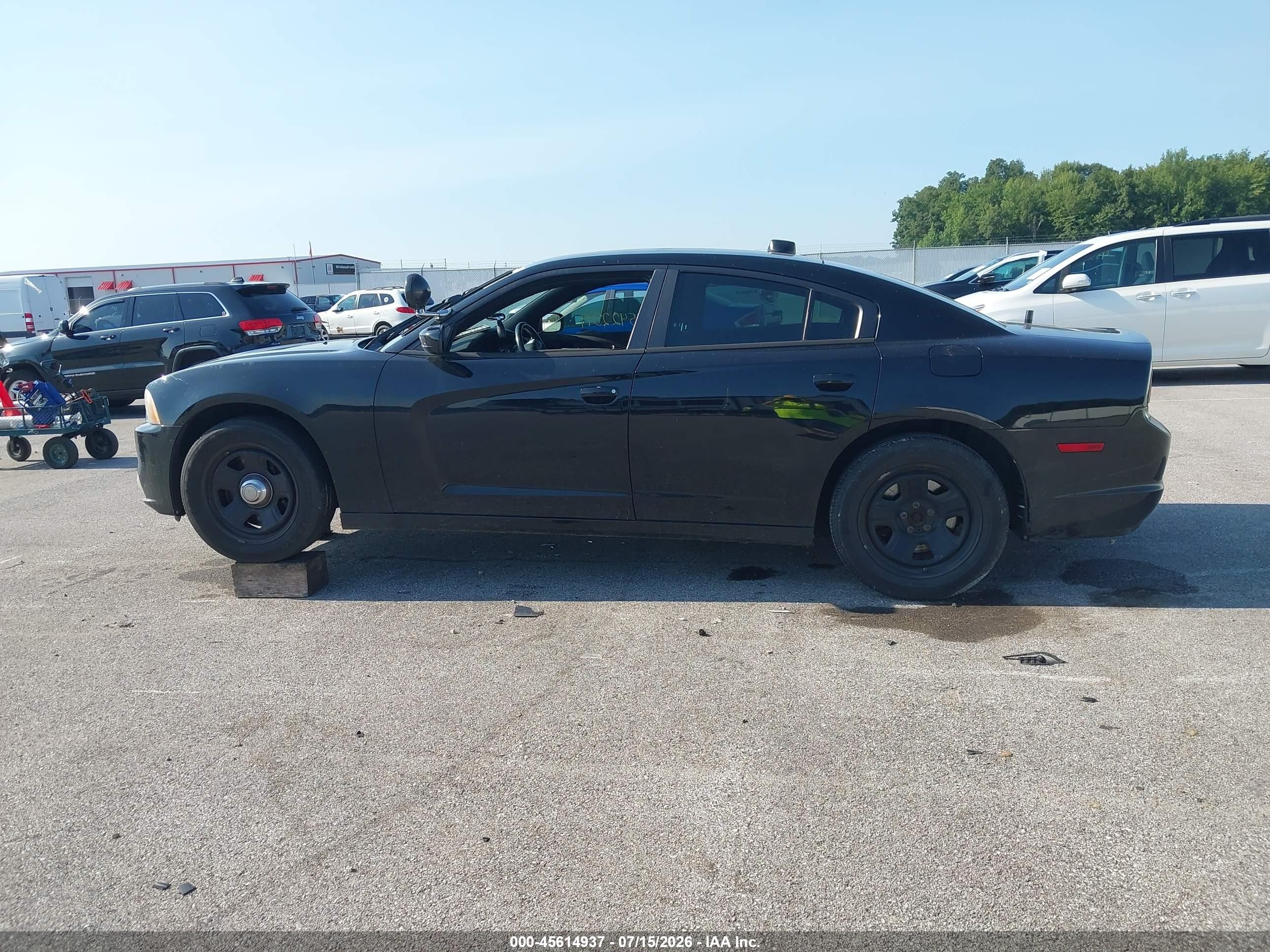 2014 Dodge Charger Police Black vin: 2C3CDXAG9EH290123