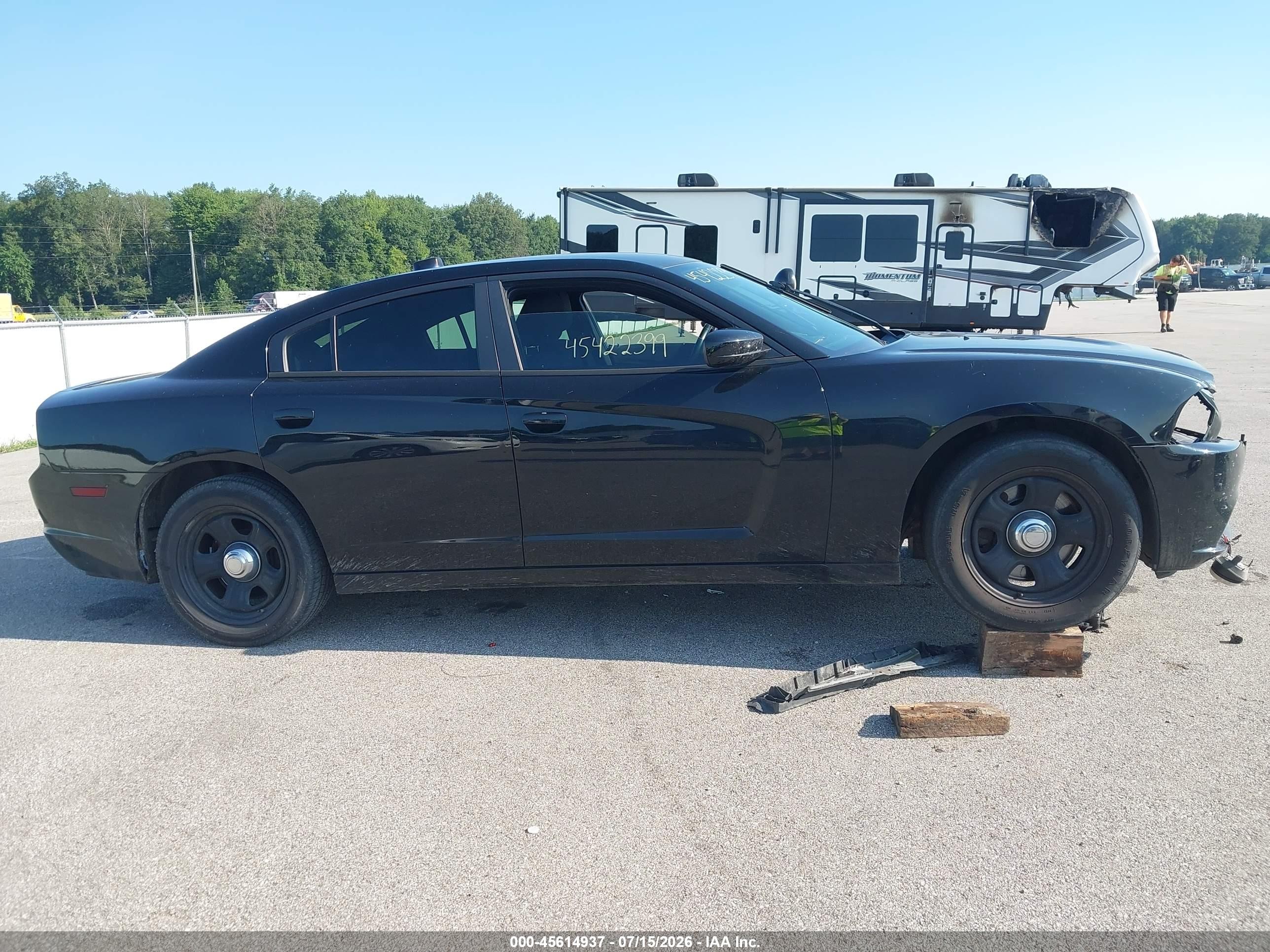 2014 Dodge Charger Police Black vin: 2C3CDXAG9EH290123