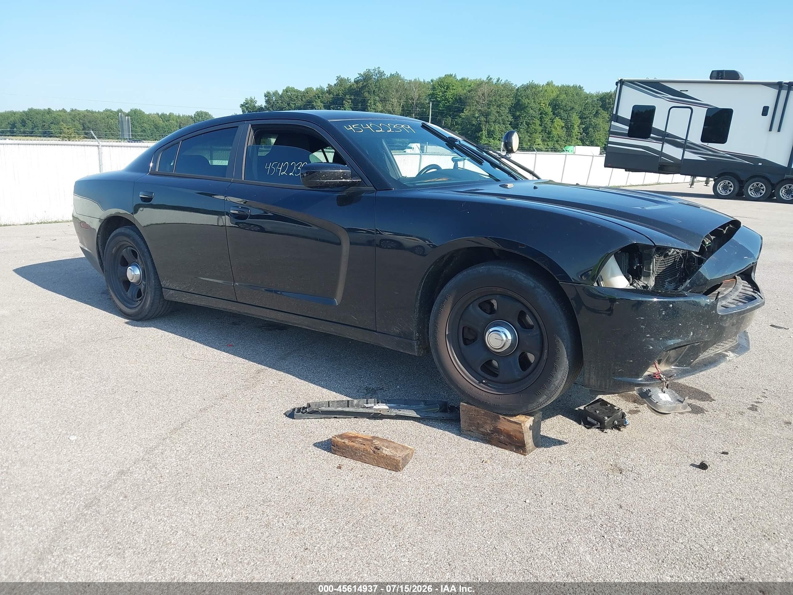 2014 Dodge Charger Police Black vin: 2C3CDXAG9EH290123