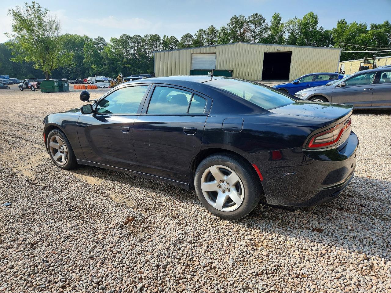 2015 Dodge Charger Police Black vin: 2C3CDXAG9FH890738