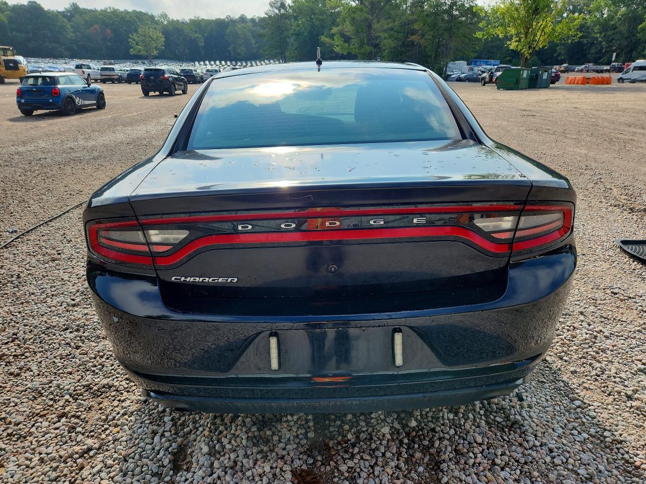 2015 Dodge Charger Police Black vin: 2C3CDXAG9FH890738