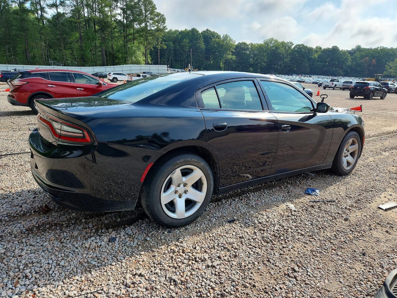 2015 Dodge Charger Police Black vin: 2C3CDXAG9FH890738