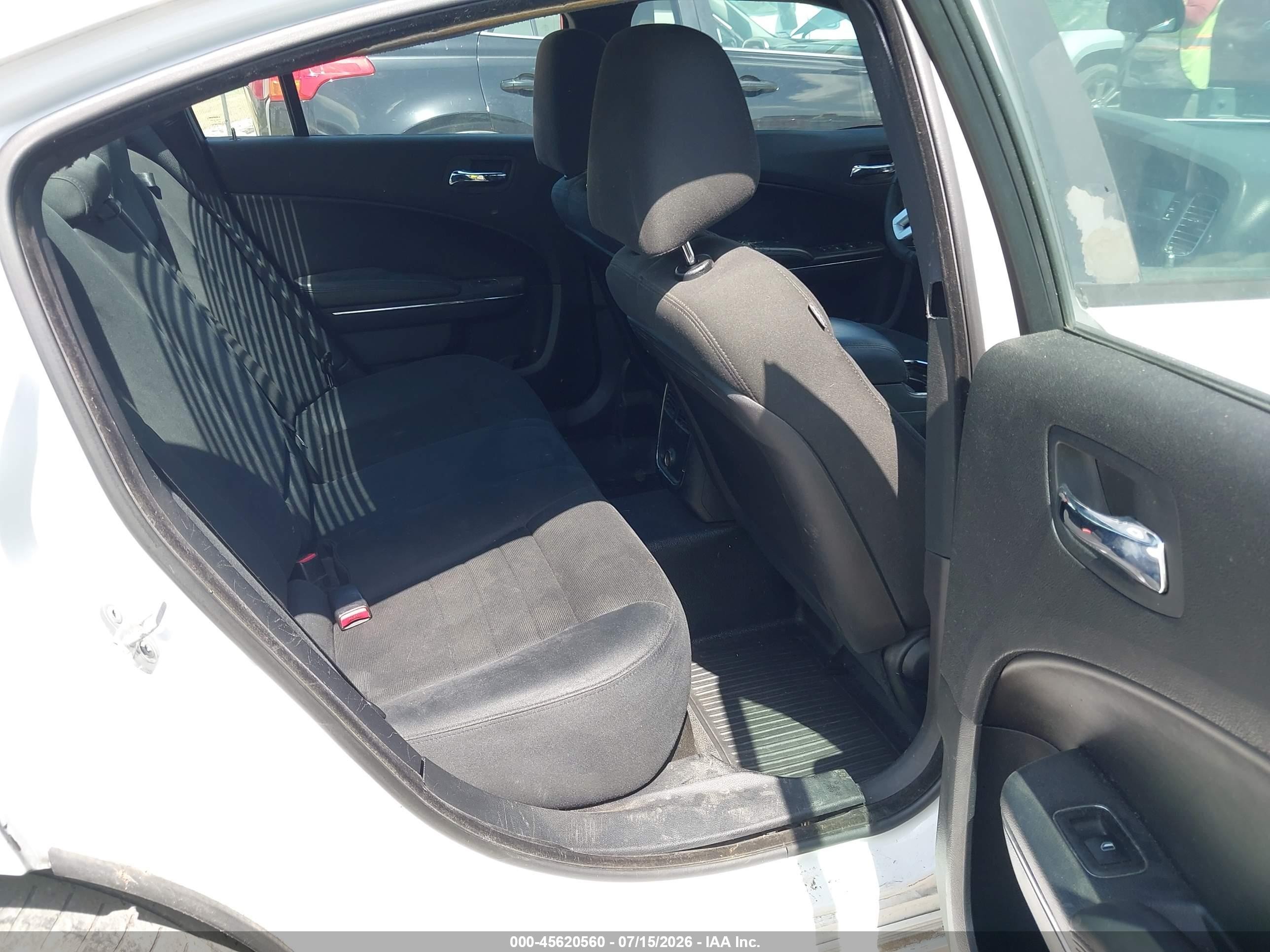 2012 Dodge Charger Police White vin: 2C3CDXAGXCH222345