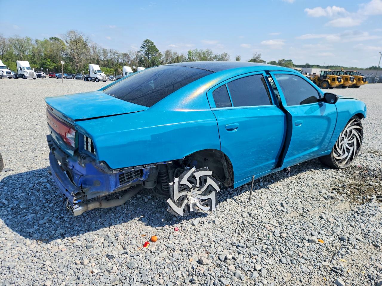 2014 Dodge Charger Police Blue vin: 2C3CDXAT0EH329517