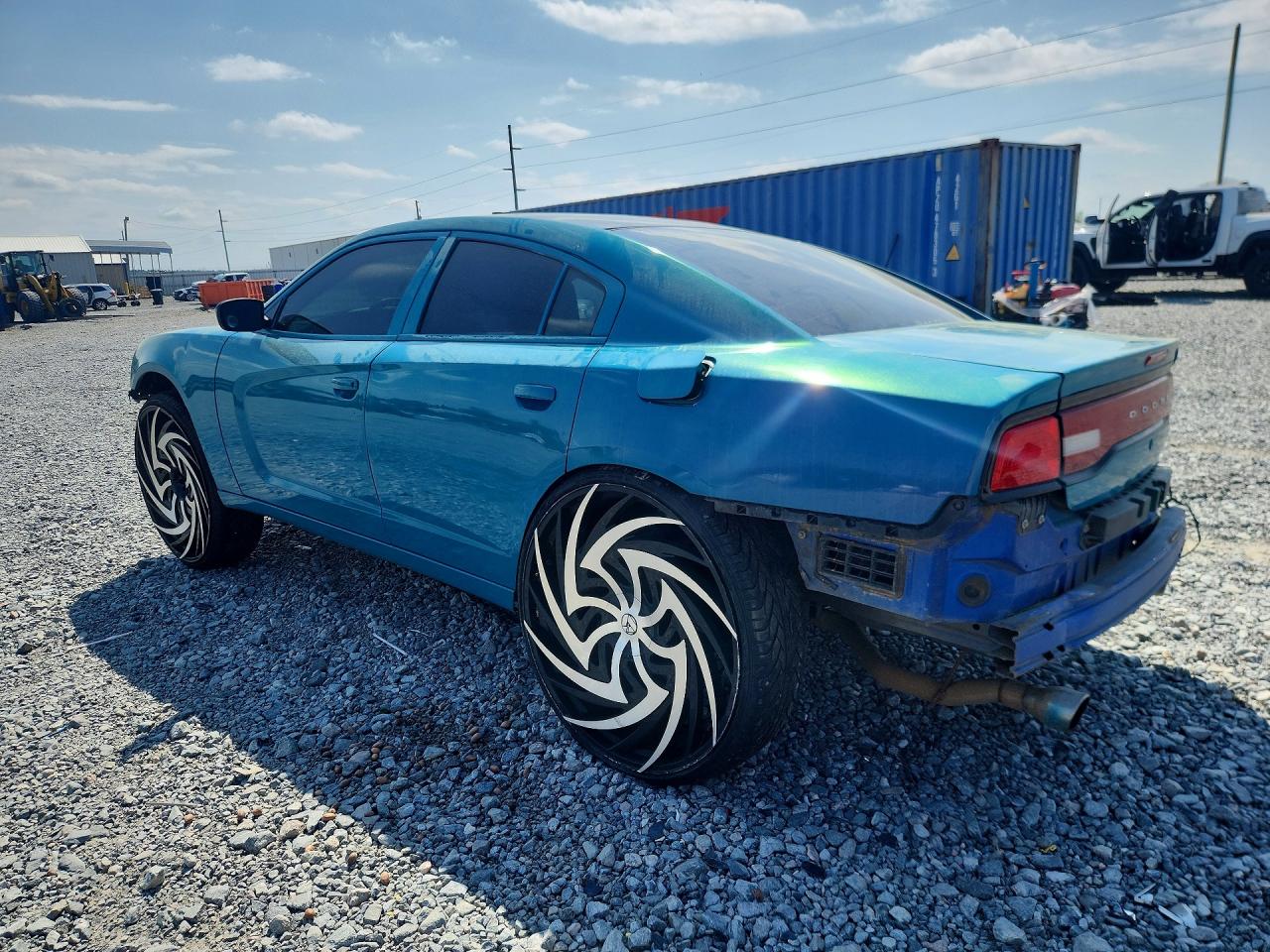 2014 Dodge Charger Police Blue vin: 2C3CDXAT0EH329517