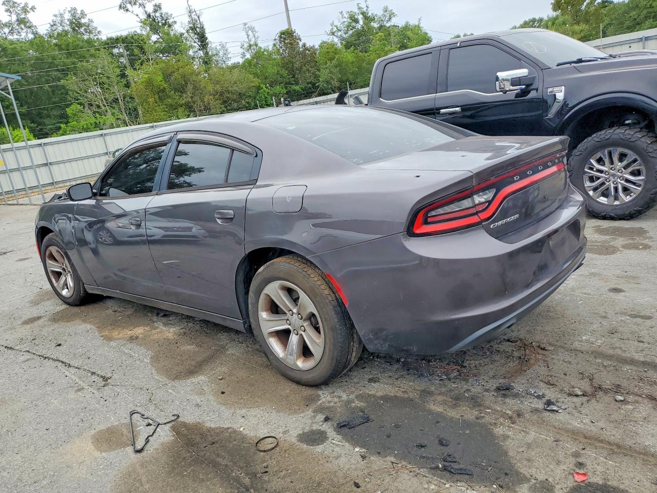 2015 Dodge Charger Police Gray vin: 2C3CDXAT0FH928872