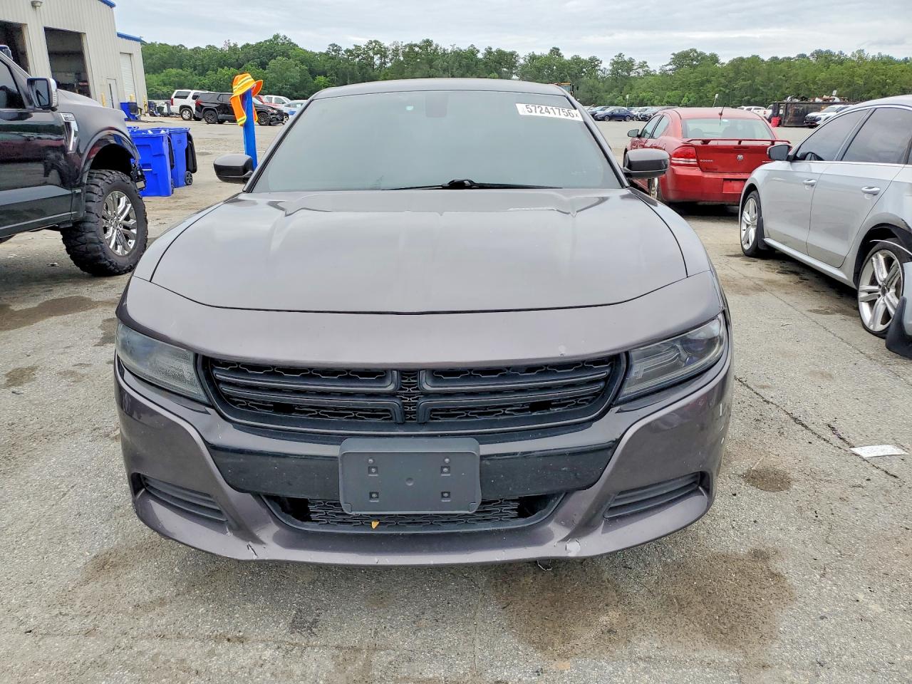 2015 Dodge Charger Police Gray vin: 2C3CDXAT0FH928872