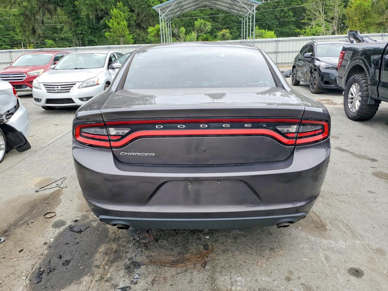 2015 Dodge Charger Police Gray vin: 2C3CDXAT0FH928872