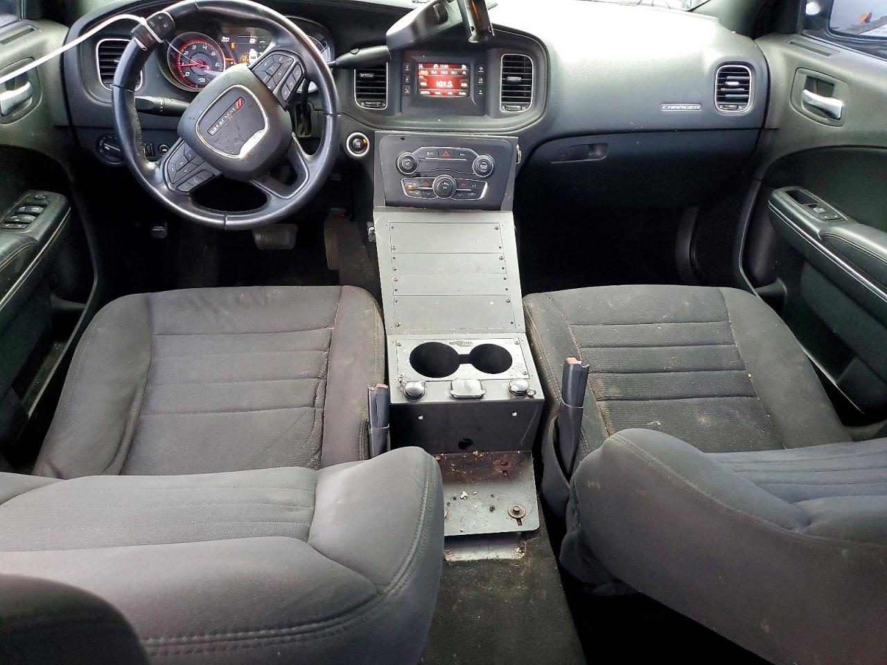 2015 Dodge Charger Police Gray vin: 2C3CDXAT0FH928872