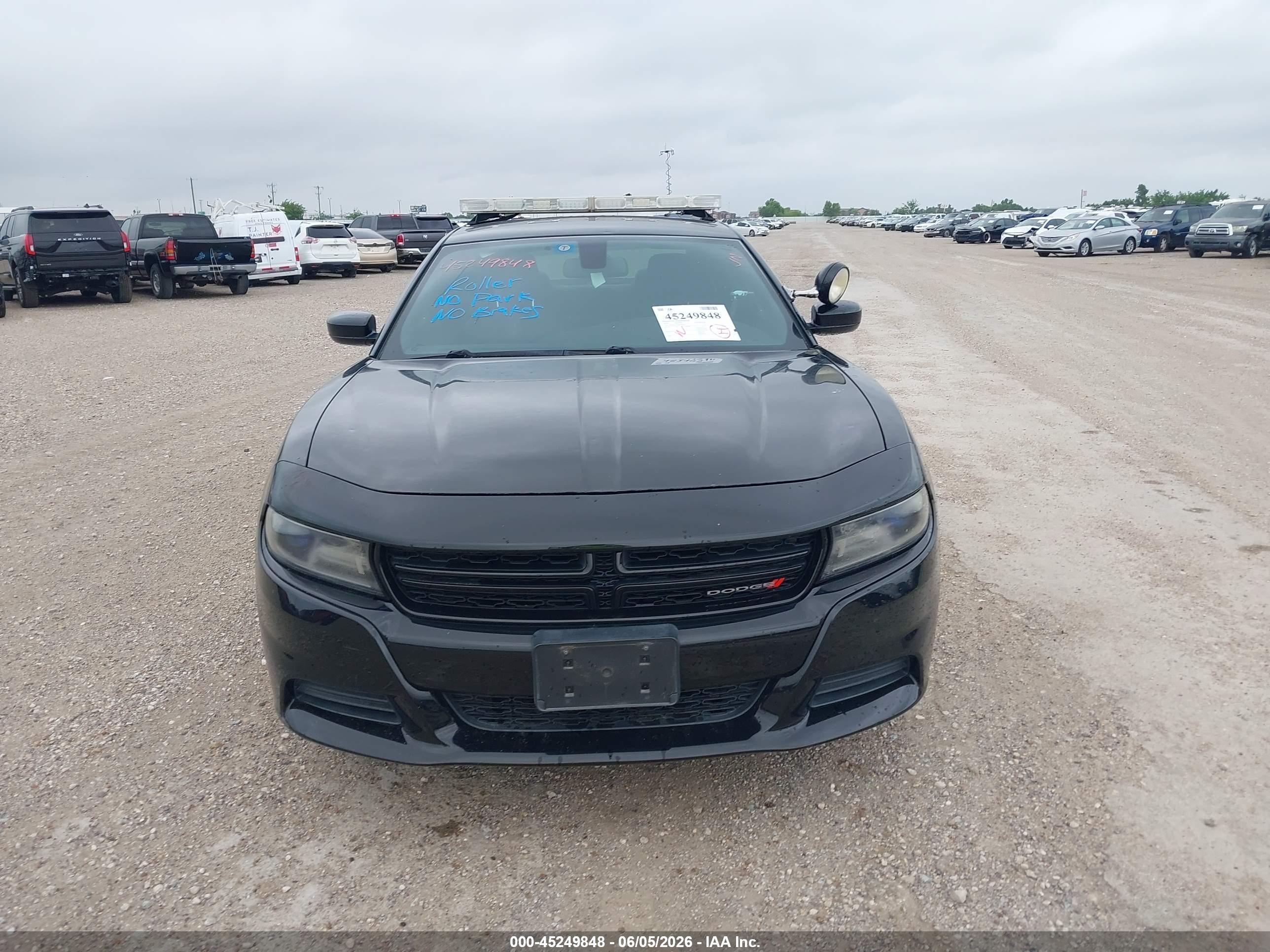 2016 Dodge Charger Police Black vin: 2C3CDXAT0GH188564