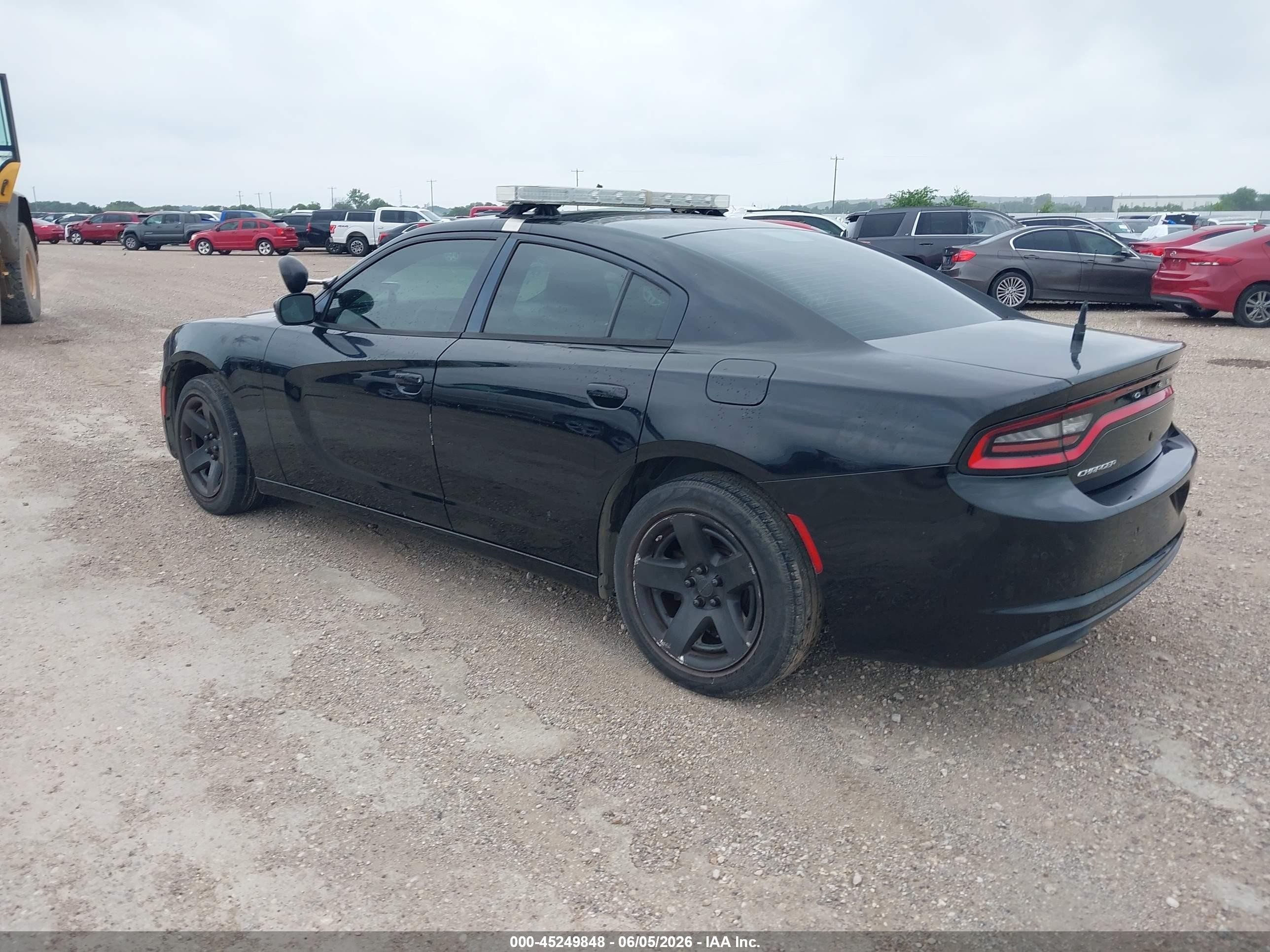 2016 Dodge Charger Police Black vin: 2C3CDXAT0GH188564
