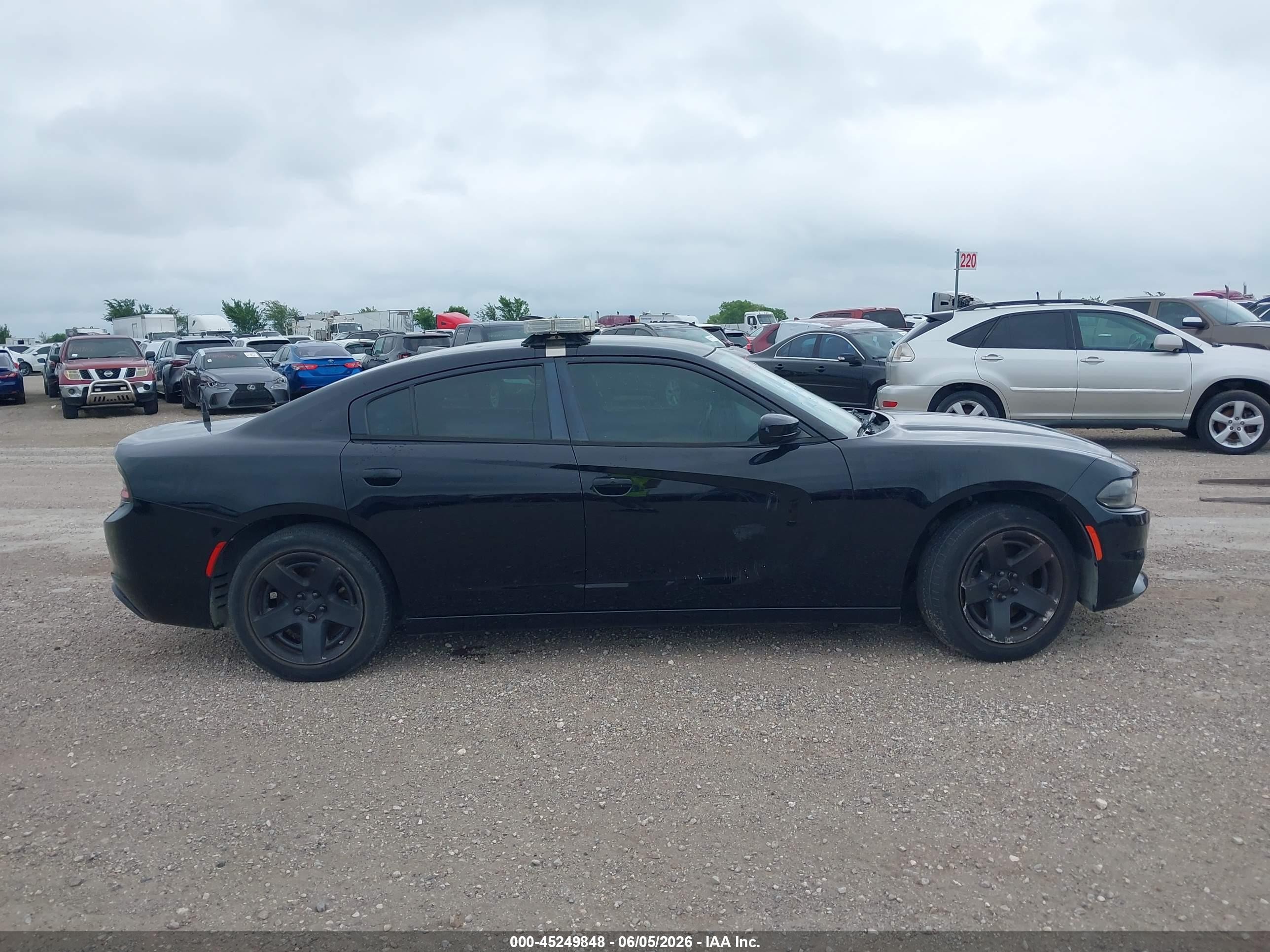 2016 Dodge Charger Police Black vin: 2C3CDXAT0GH188564