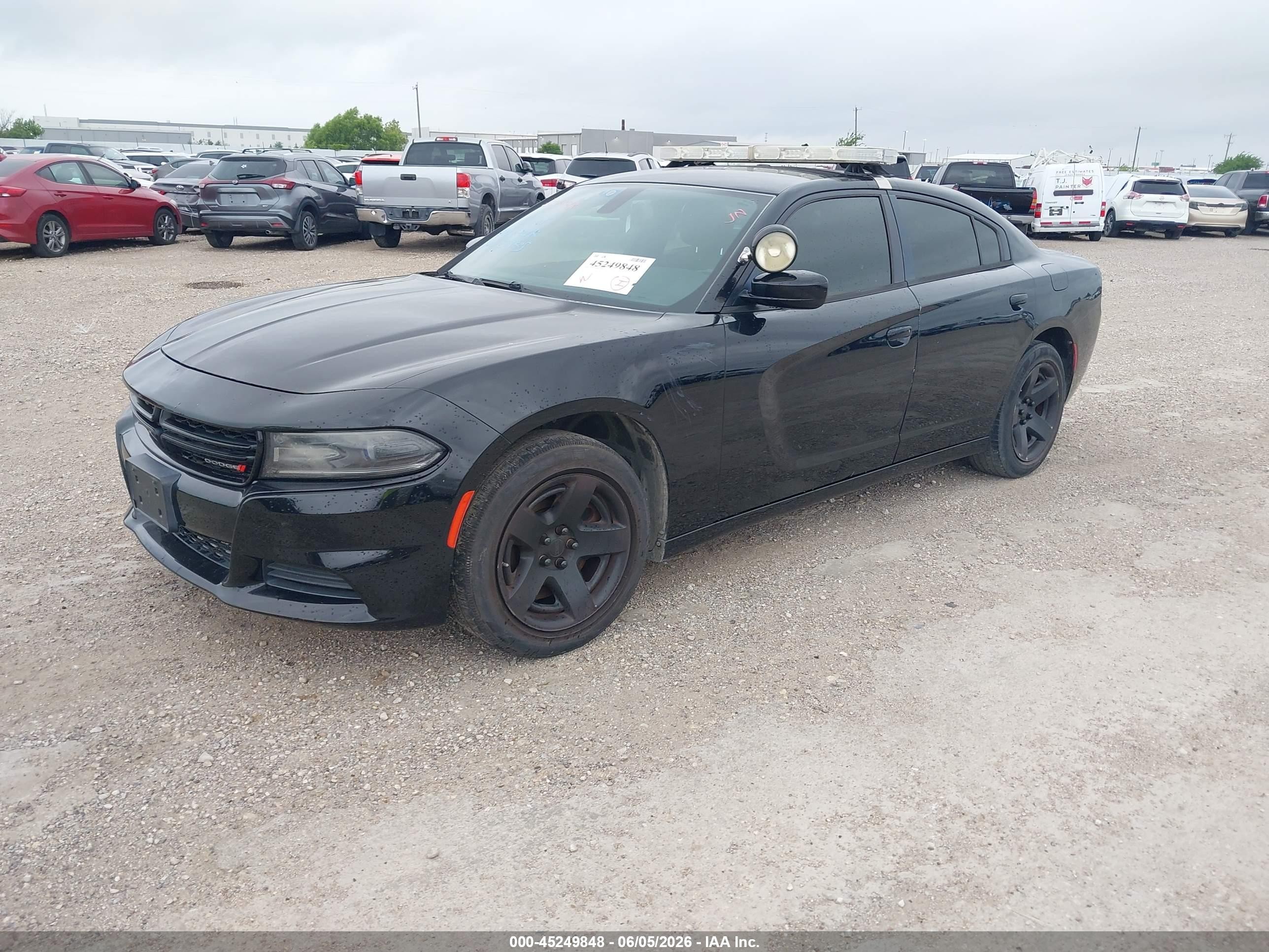 2016 Dodge Charger Police Black vin: 2C3CDXAT0GH188564