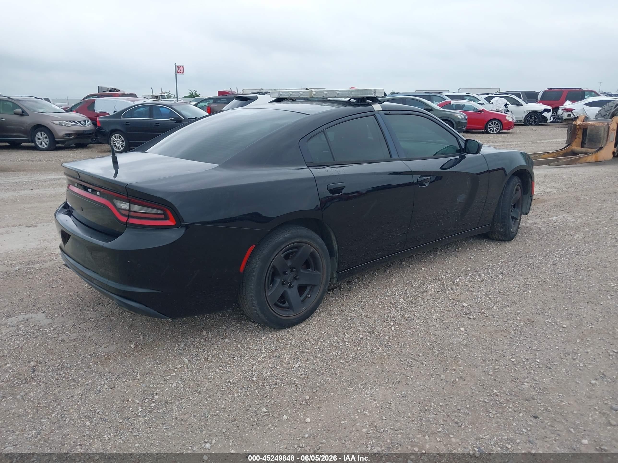 2016 Dodge Charger Police Black vin: 2C3CDXAT0GH188564