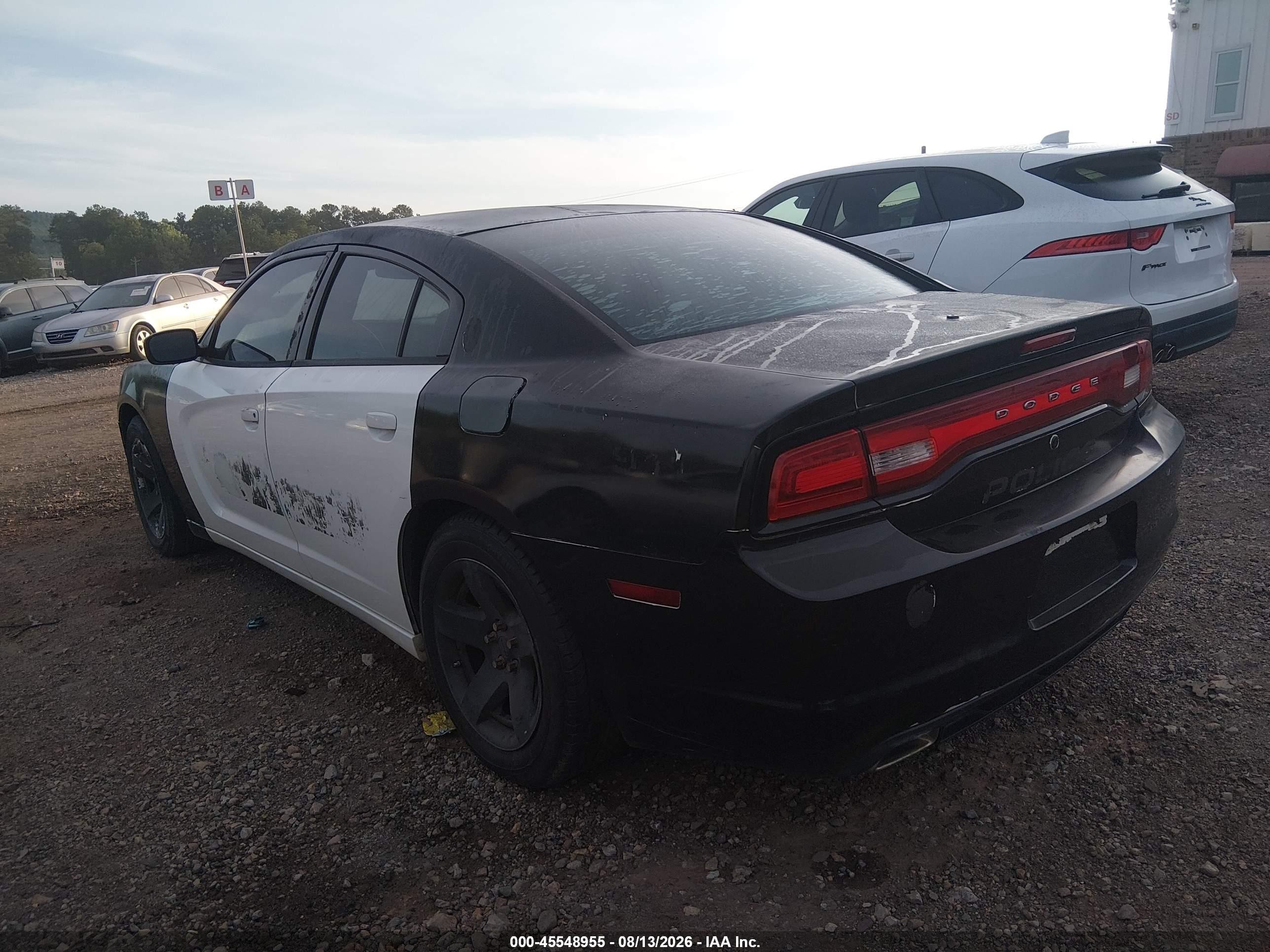 2013 Dodge Charger Police Black vin: 2C3CDXAT1DH586944
