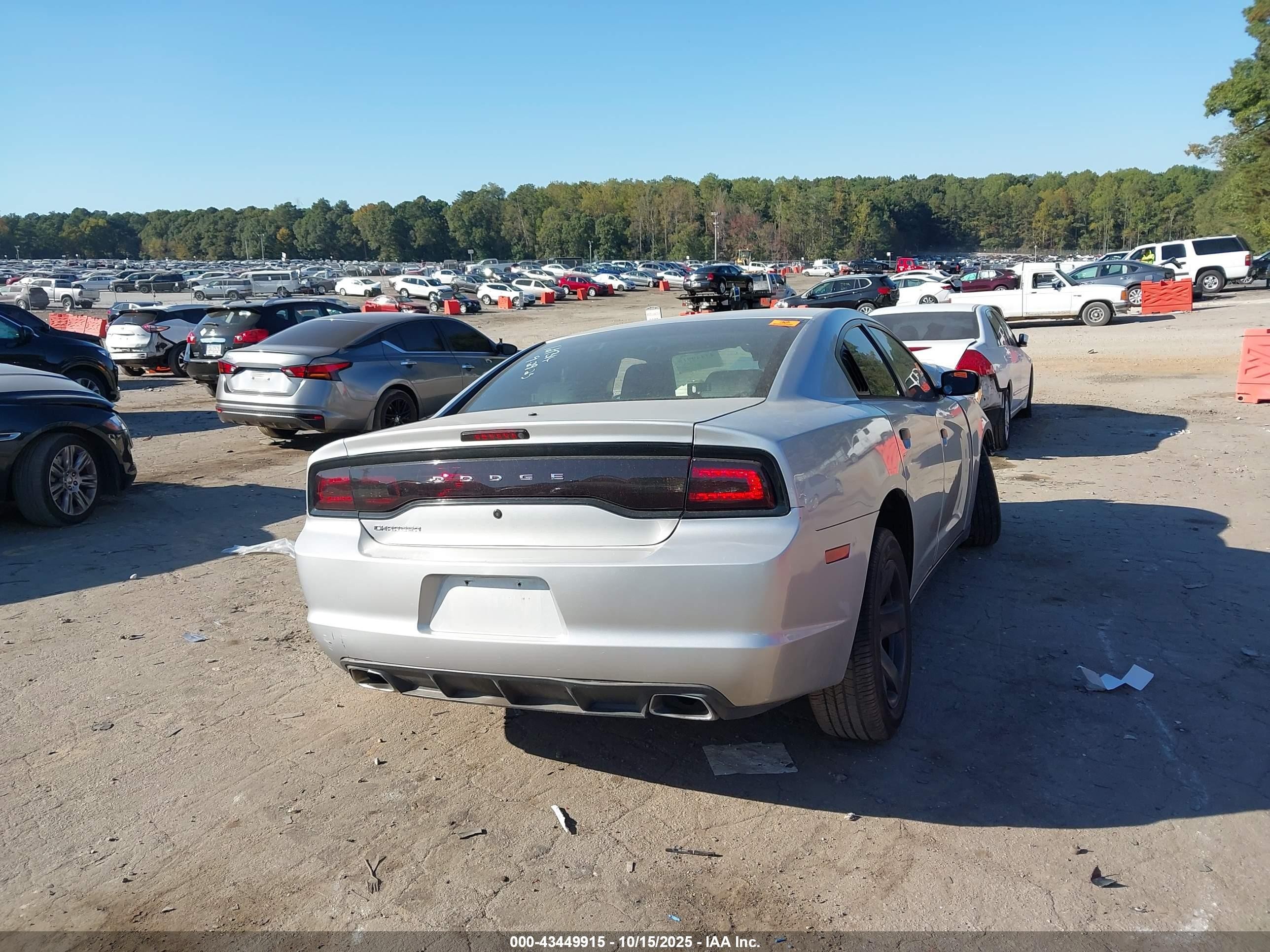 2013 Dodge Charger Police Gray vin: 2C3CDXAT1DH677454