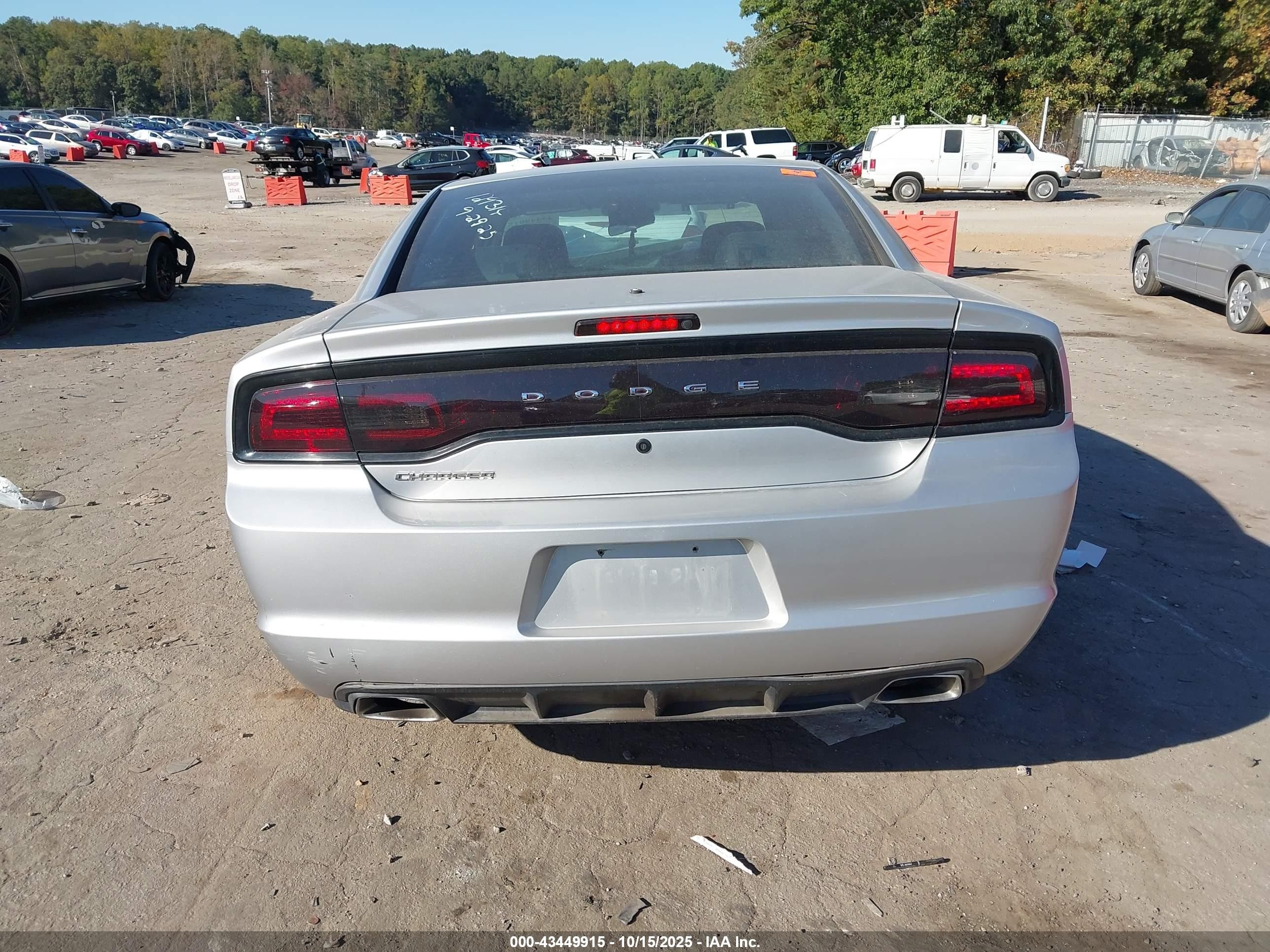 2013 Dodge Charger Police Gray vin: 2C3CDXAT1DH677454