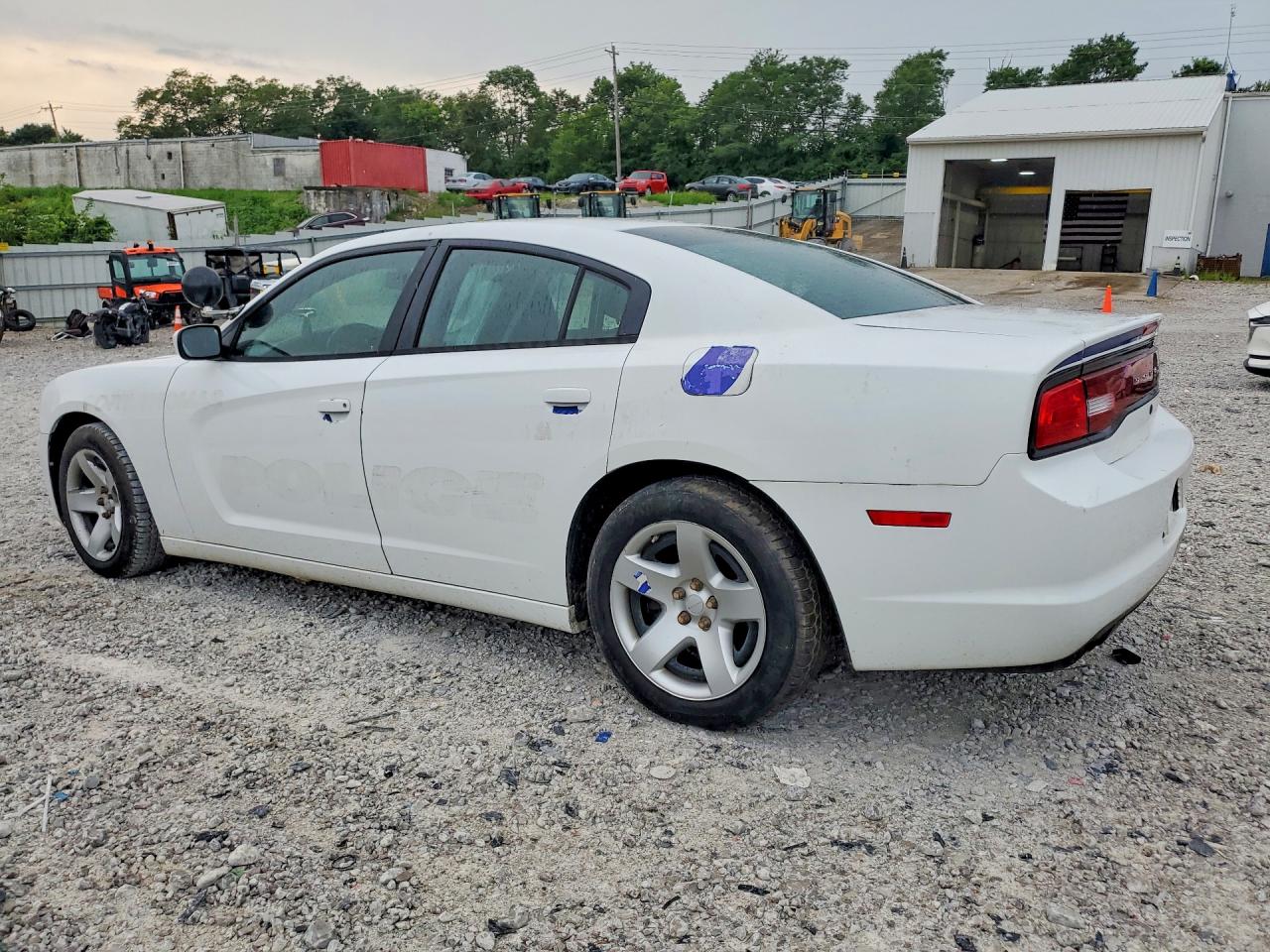 2014 Dodge Charger Police White vin: 2C3CDXAT1EH145848