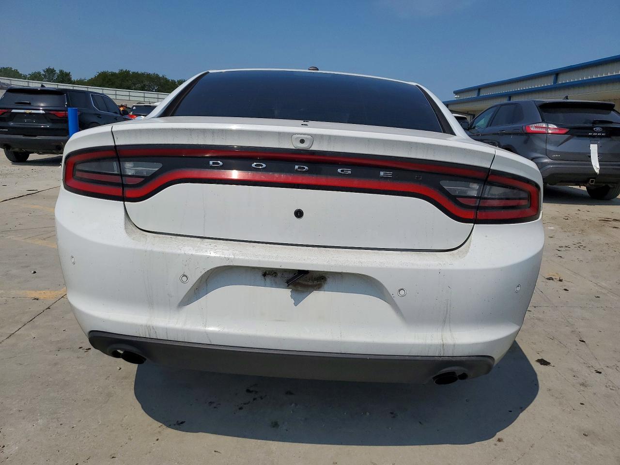 2018 Dodge Charger Police Белый vin: 2C3CDXAT1JH189102
