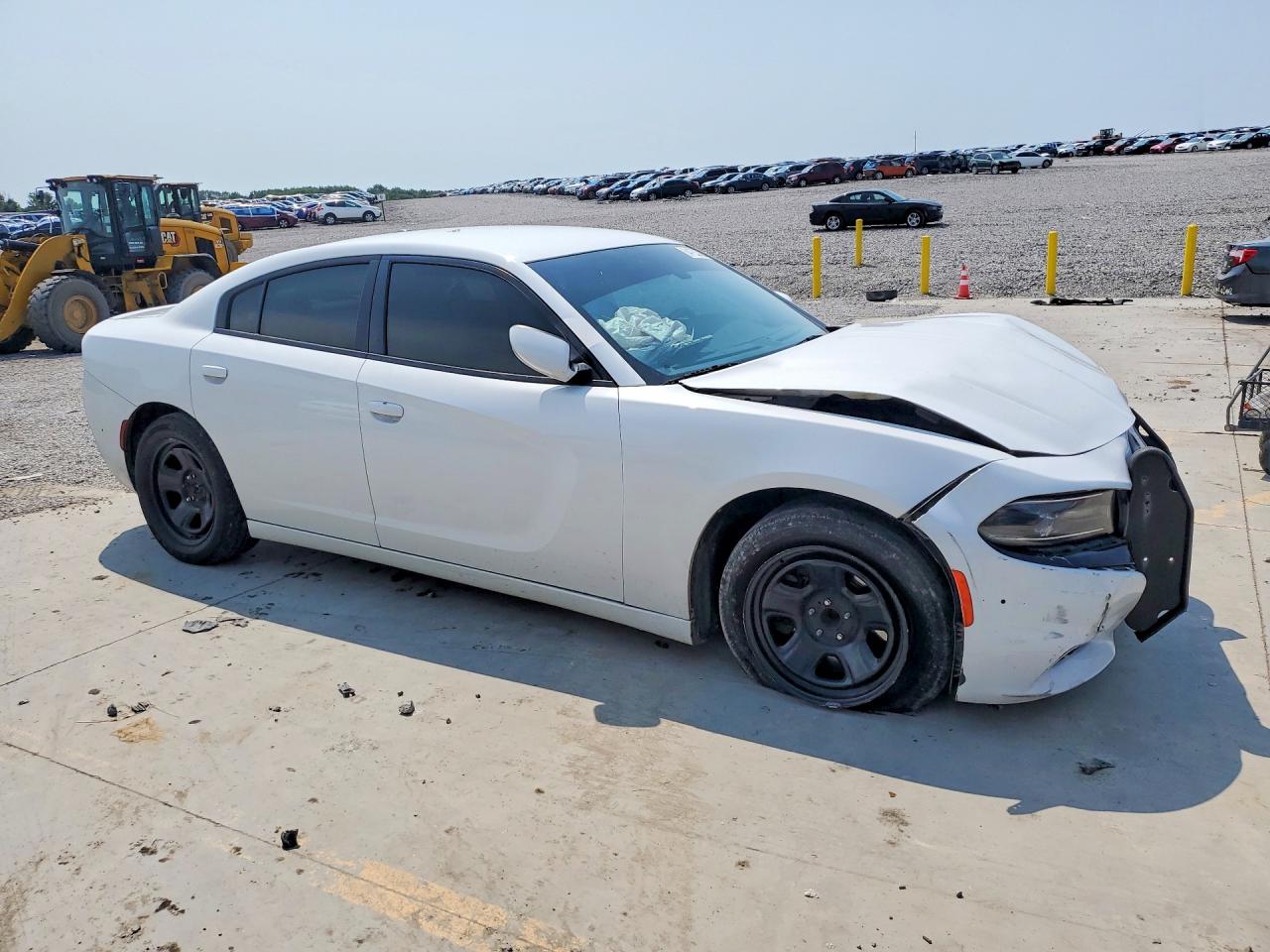 2018 Dodge Charger Police Белый vin: 2C3CDXAT1JH189102
