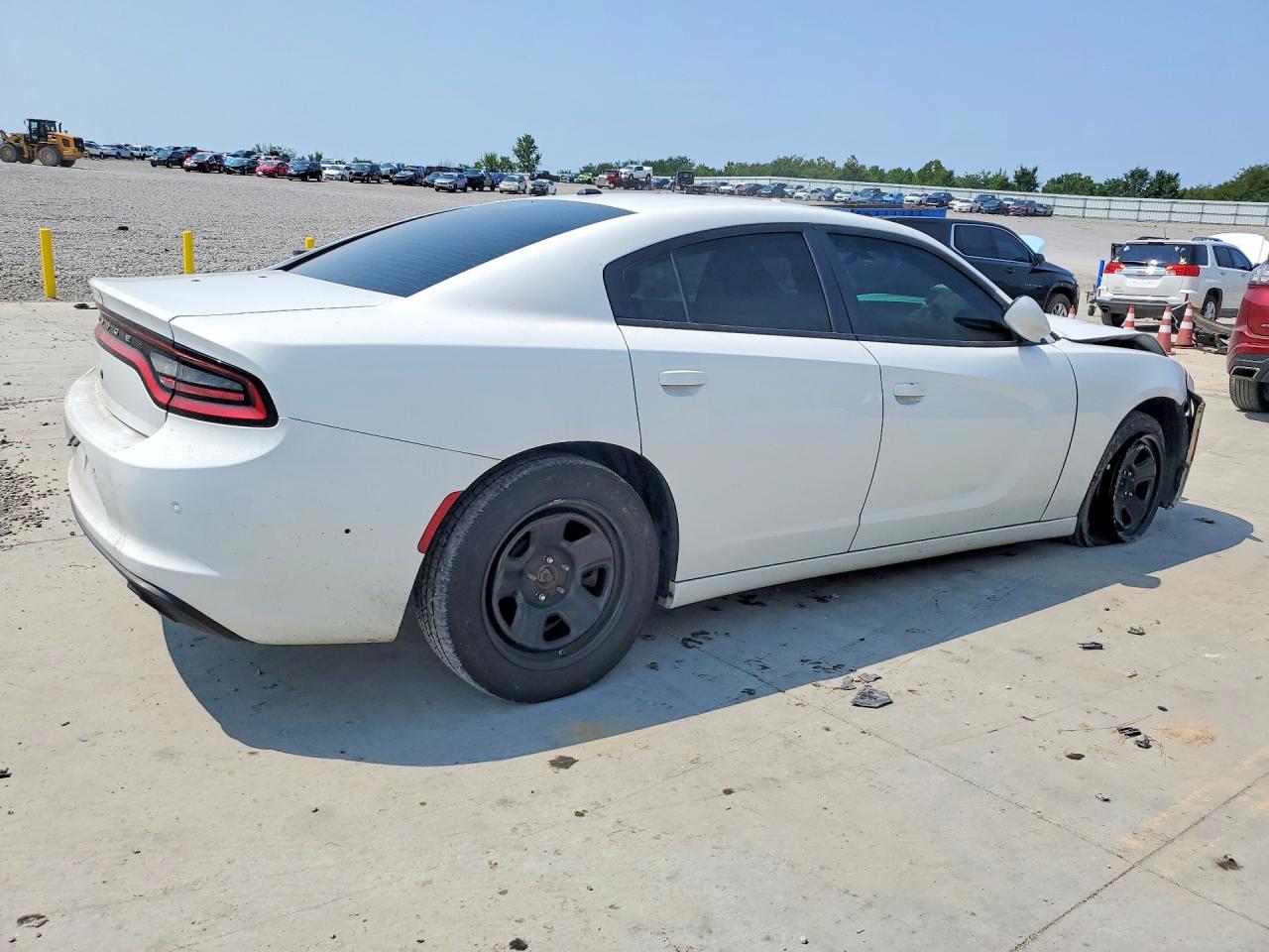 2018 Dodge Charger Police Белый vin: 2C3CDXAT1JH189102