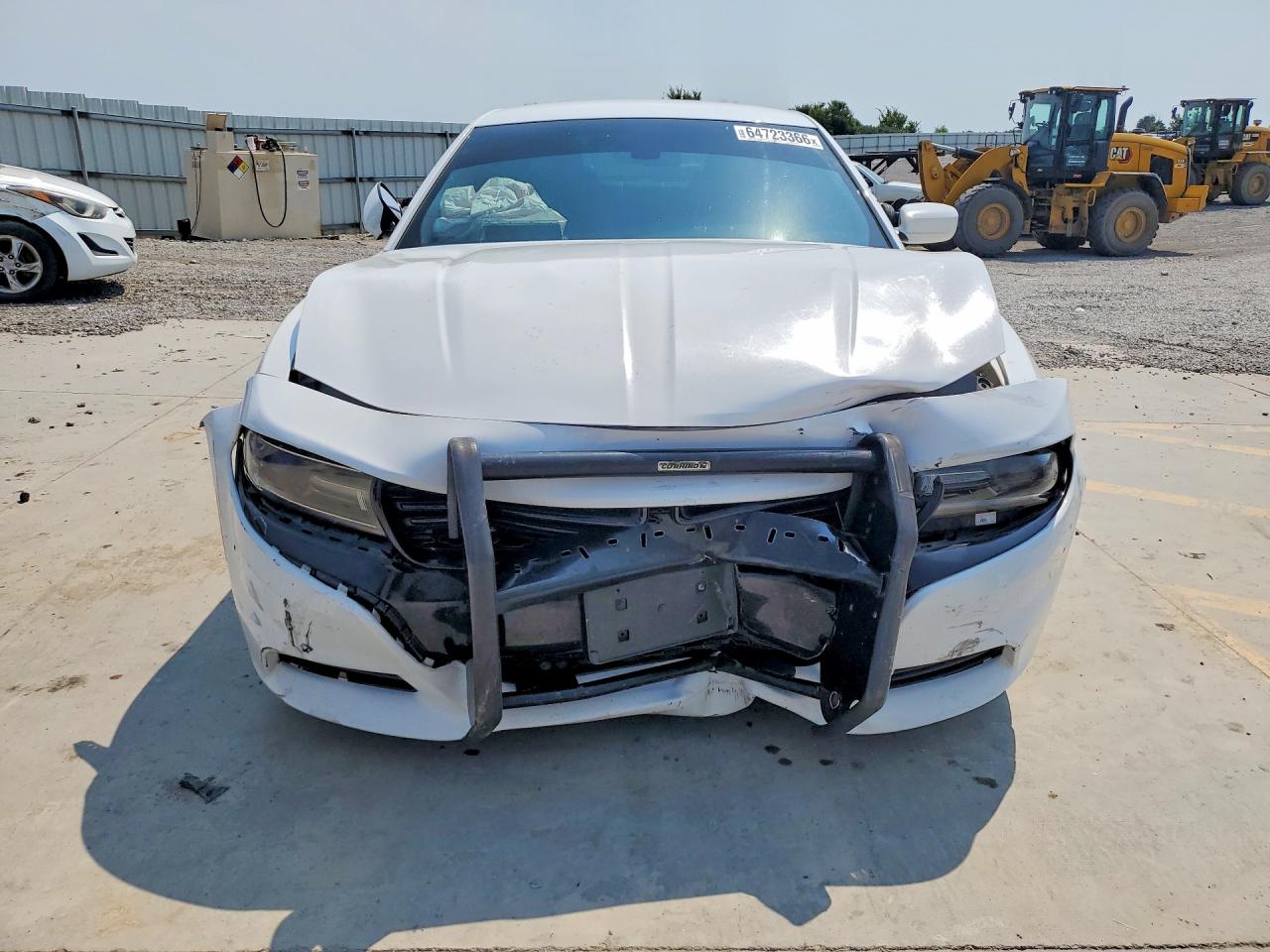 2018 Dodge Charger Police Белый vin: 2C3CDXAT1JH189102