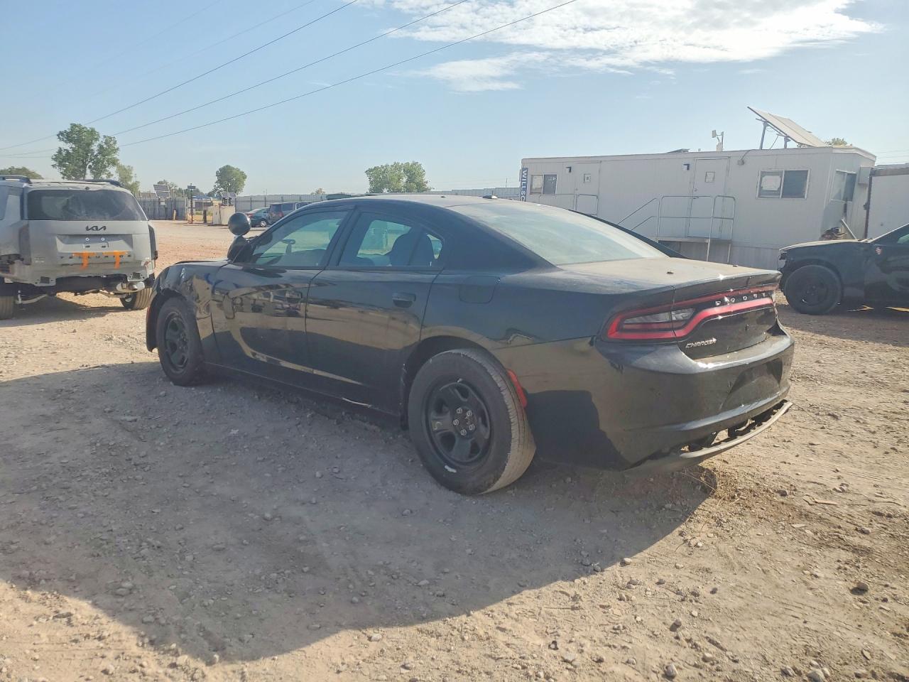 2019 Dodge Charger Police Black vin: 2C3CDXAT1KH592482