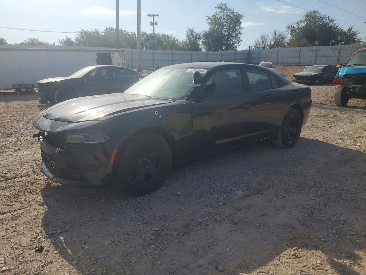 2019 Dodge Charger Police Черный vin: 2C3CDXAT1KH592482