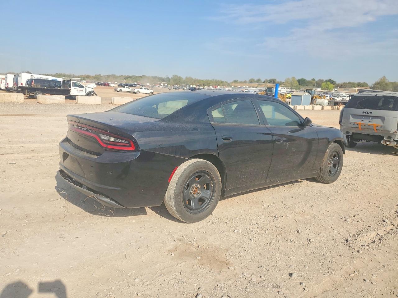 2019 Dodge Charger Police Black vin: 2C3CDXAT1KH592482