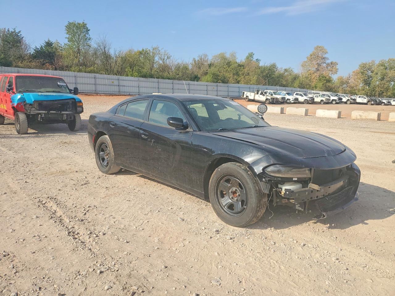 2019 Dodge Charger Police Black vin: 2C3CDXAT1KH592482