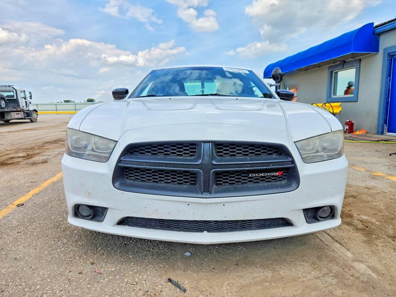 2013 Dodge Charger Police White vin: 2C3CDXAT2DH711420