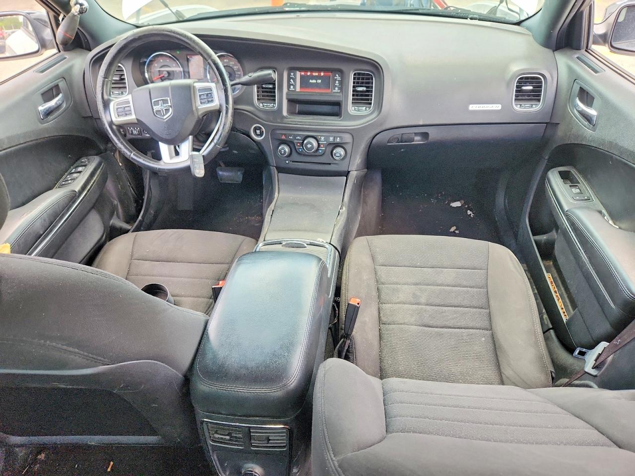 2013 Dodge Charger Police White vin: 2C3CDXAT2DH711420