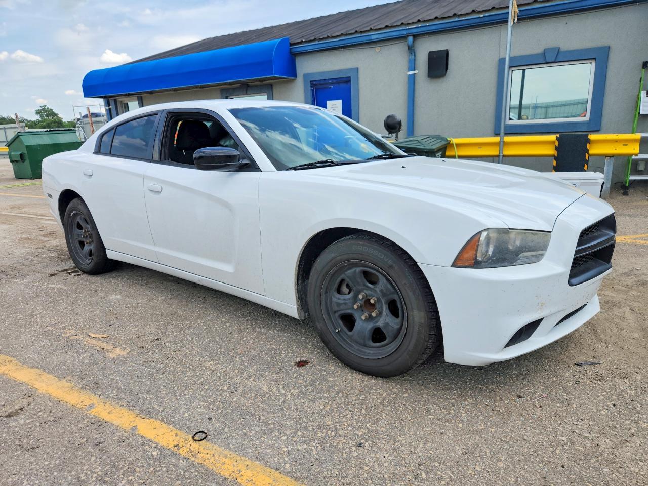 2013 Dodge Charger Police White vin: 2C3CDXAT2DH711420