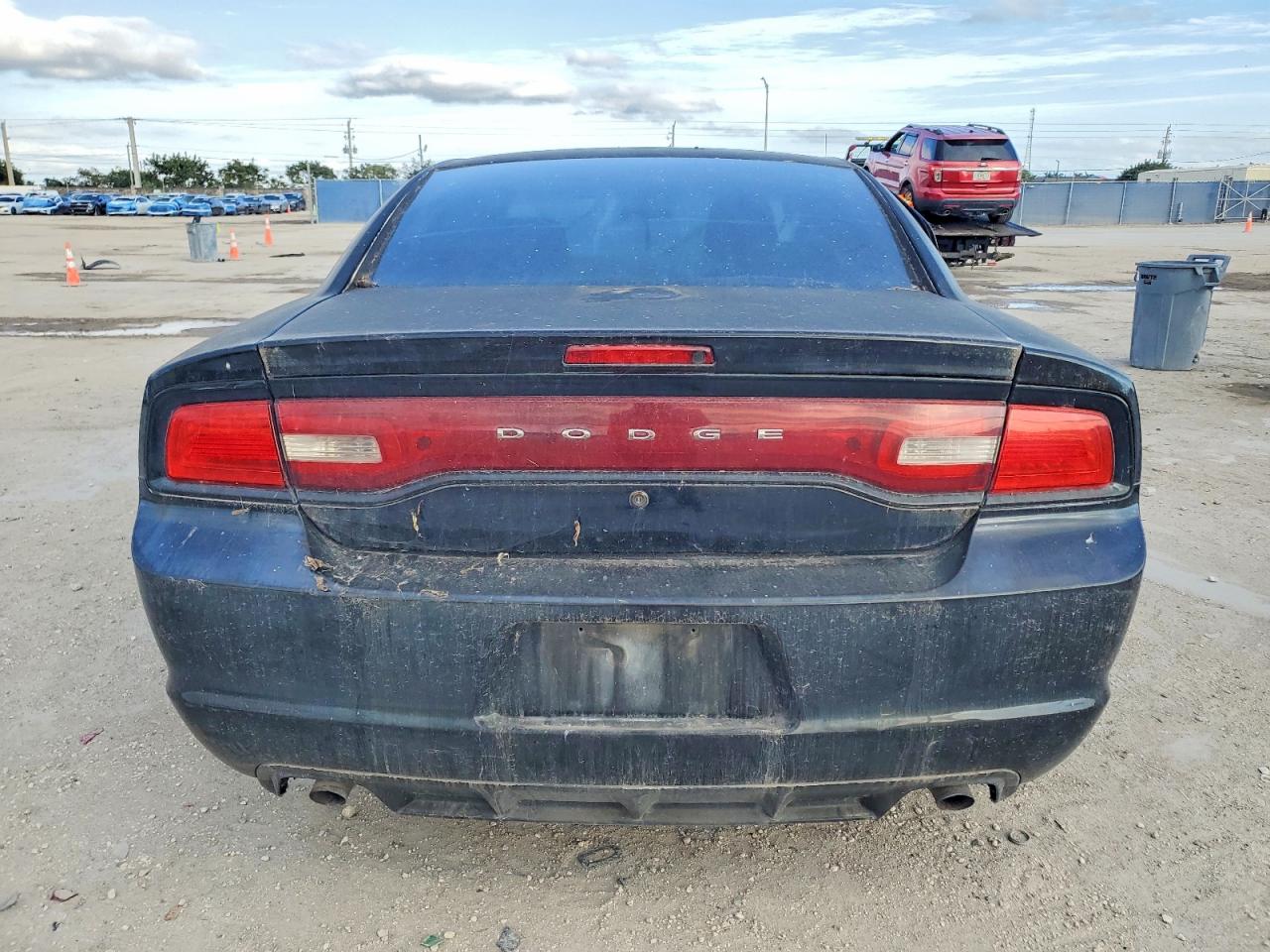 2014 Dodge Charger Police Черный vin: 2C3CDXAT2EH164893