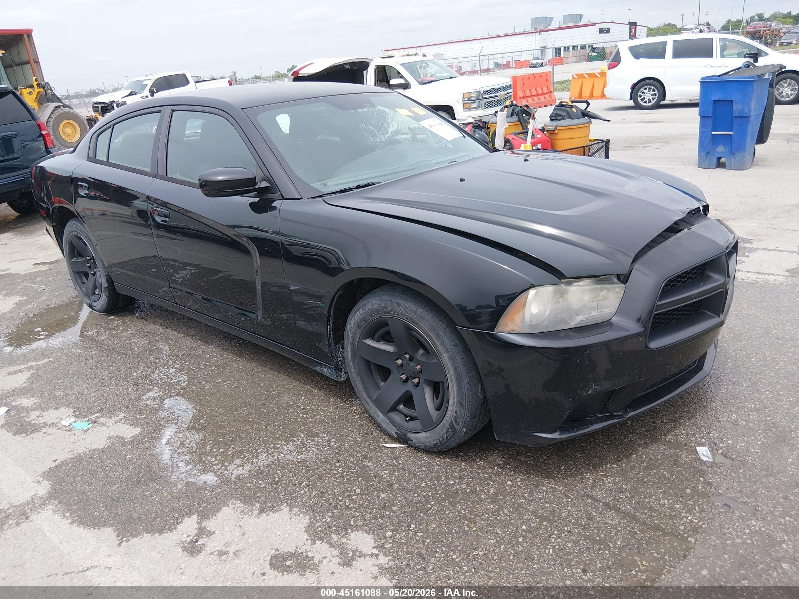 2014 Dodge Charger Police Black vin: 2C3CDXAT2EH279235