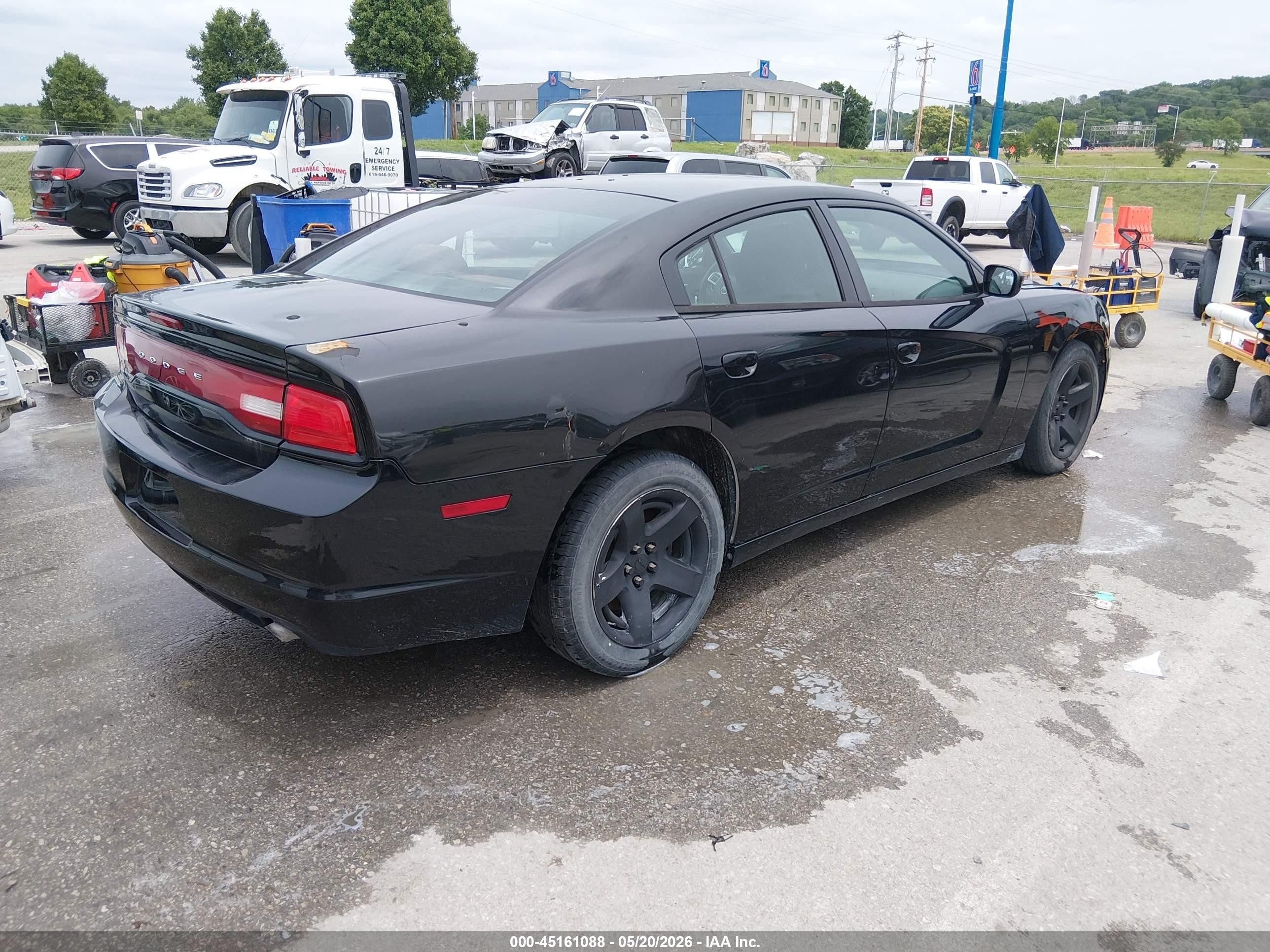 2014 Dodge Charger Police Black vin: 2C3CDXAT2EH279235