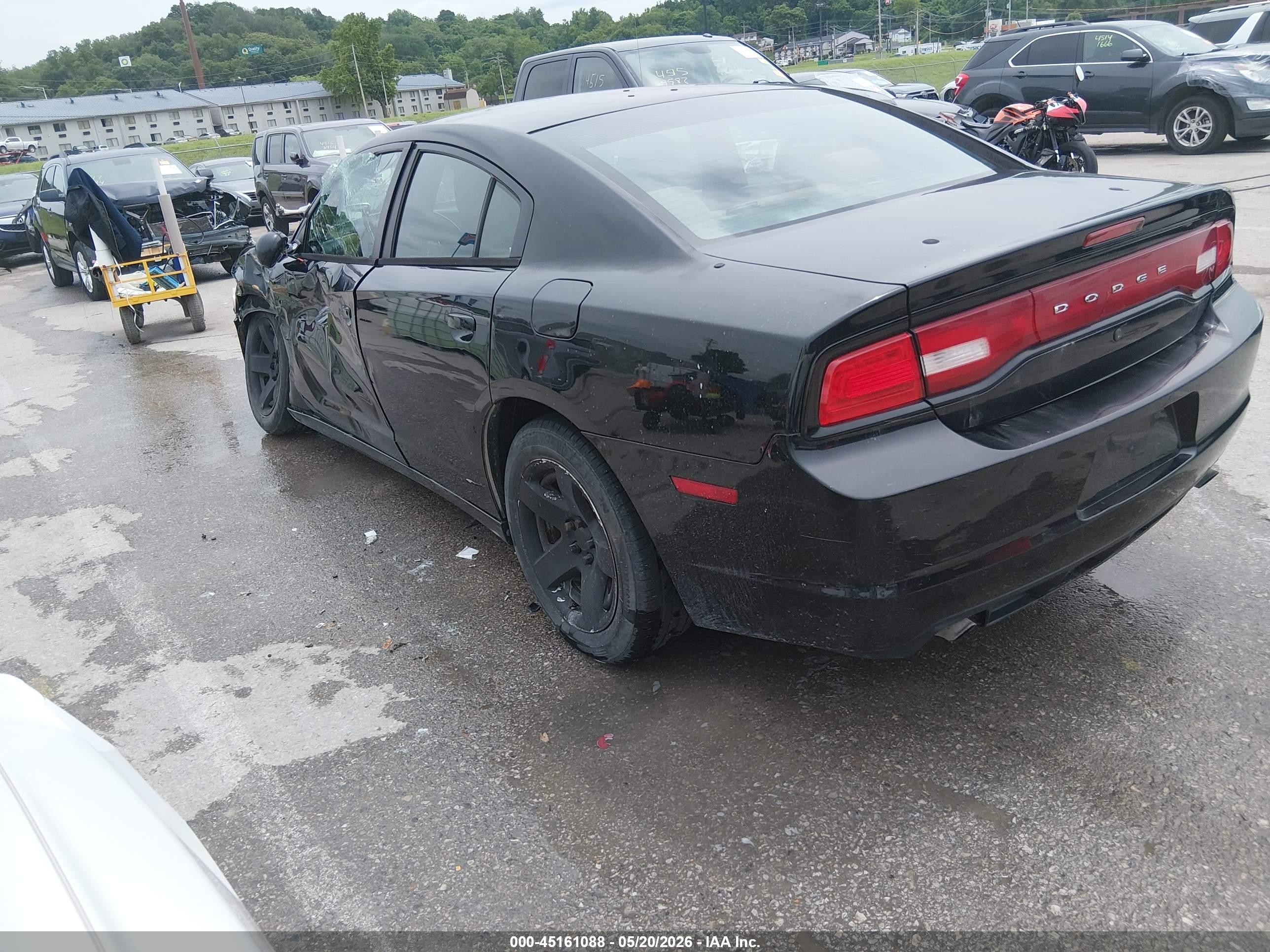 2014 Dodge Charger Police Black vin: 2C3CDXAT2EH279235