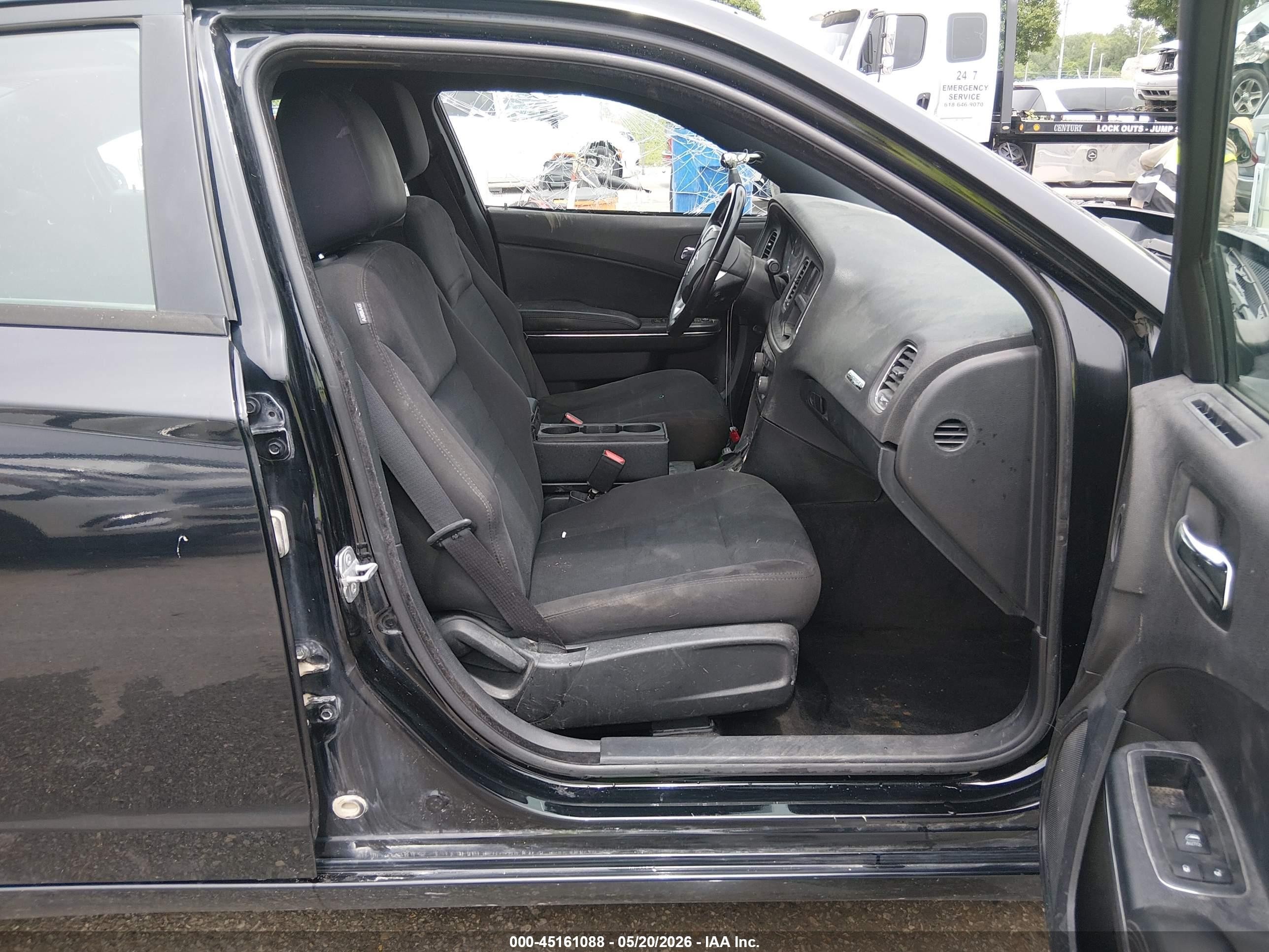 2014 Dodge Charger Police Black vin: 2C3CDXAT2EH279235