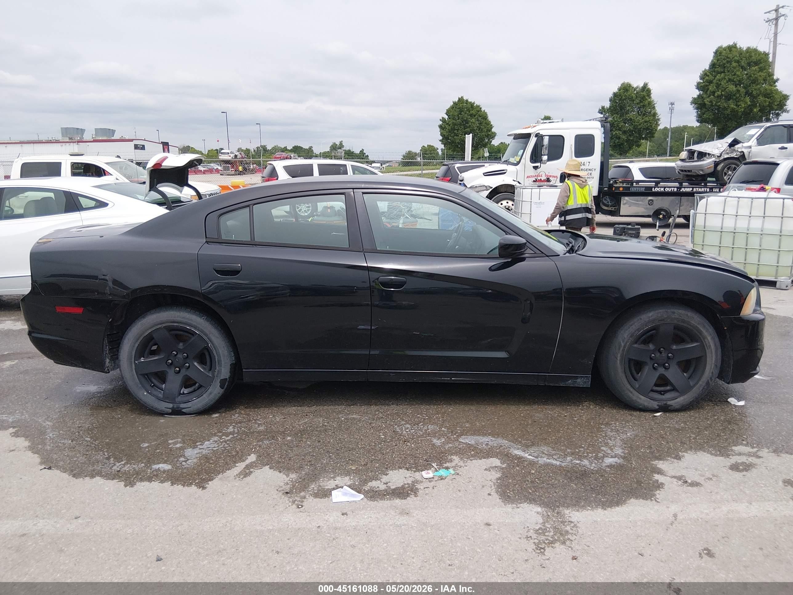 2014 Dodge Charger Police Black vin: 2C3CDXAT2EH279235