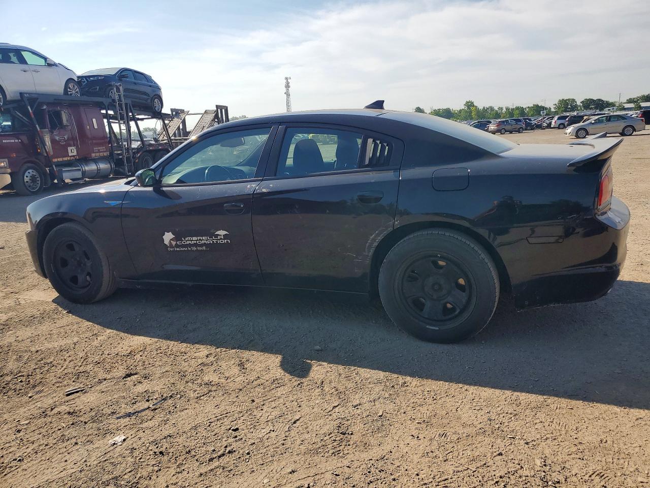 2014 Dodge Charger Police Black vin: 2C3CDXAT2EH345069