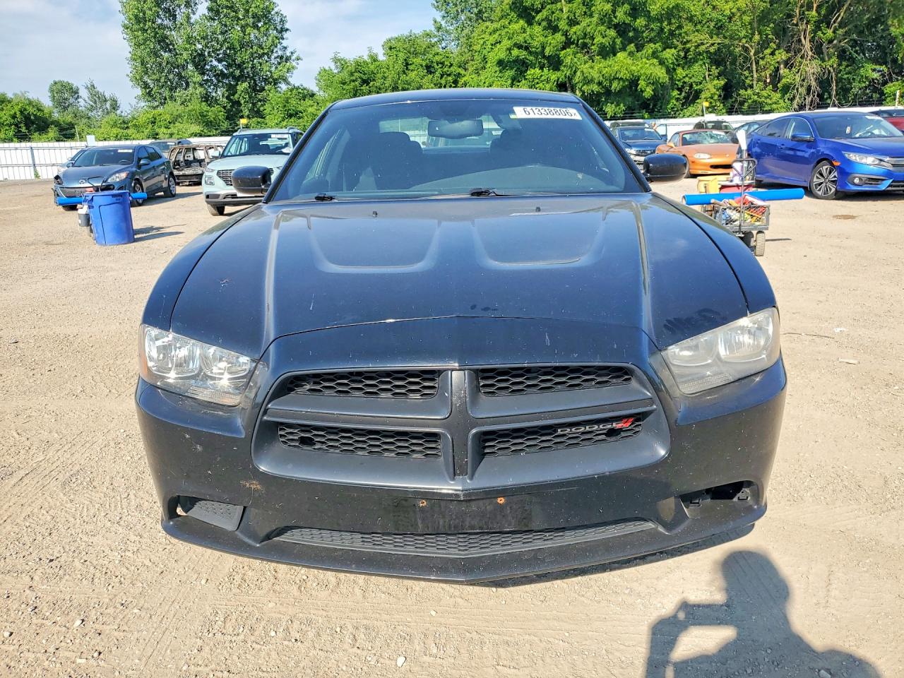 2014 Dodge Charger Police Black vin: 2C3CDXAT2EH345069
